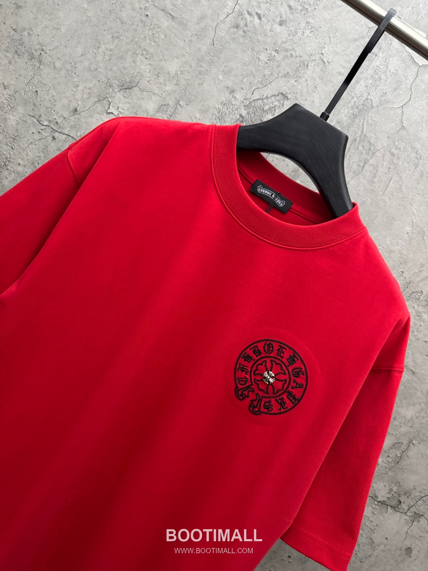 Chrome Hearts Logo Embroidery Cotton Short Sleeve T-Shirt 크롬하츠 로고 자수 코튼 반팔 티셔츠 3