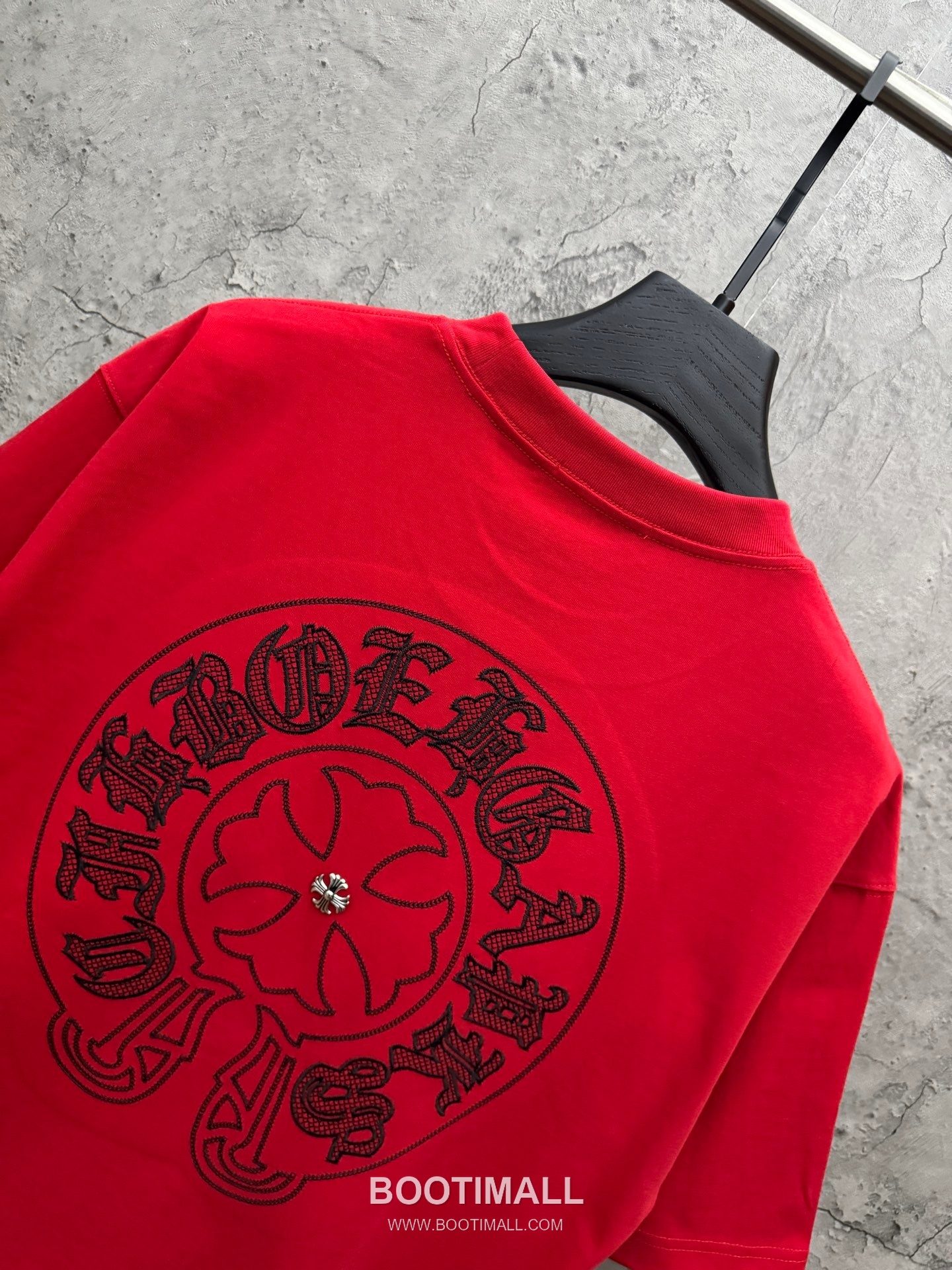 Chrome Hearts Logo Embroidery Cotton Short Sleeve T-Shirt 크롬하츠 로고 자수 코튼 반팔 티셔츠 4