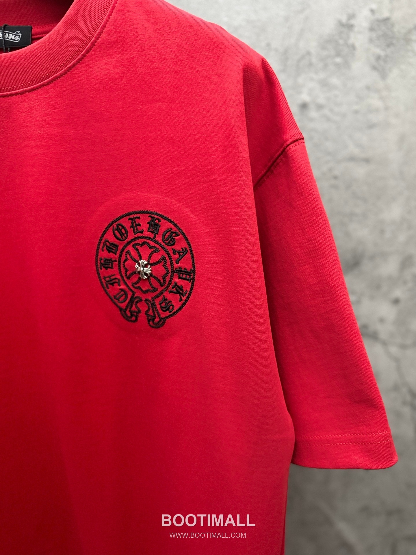 Chrome Hearts Logo Embroidery Cotton Short Sleeve T-Shirt 크롬하츠 로고 자수 코튼 반팔 티셔츠 5