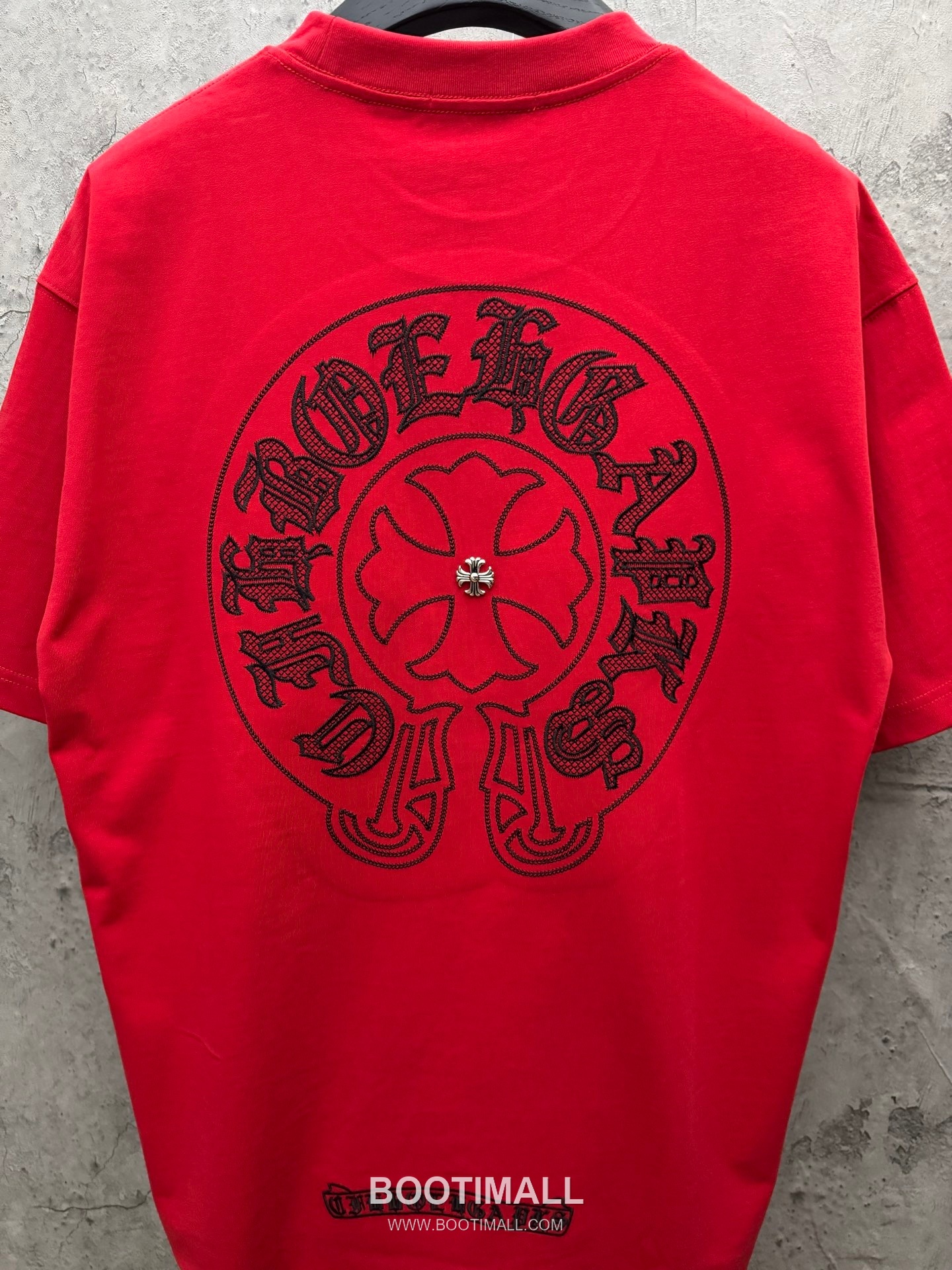 Chrome Hearts Logo Embroidery Cotton Short Sleeve T-Shirt 크롬하츠 로고 자수 코튼 반팔 티셔츠 7