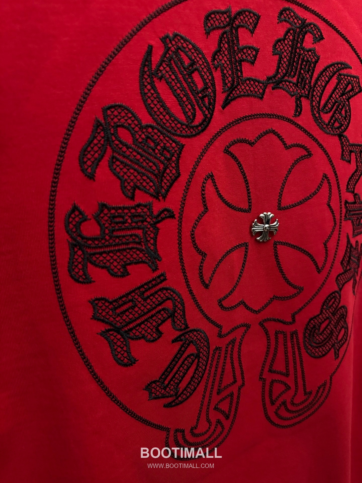 Chrome Hearts Logo Embroidery Cotton Short Sleeve T-Shirt 크롬하츠 로고 자수 코튼 반팔 티셔츠 8