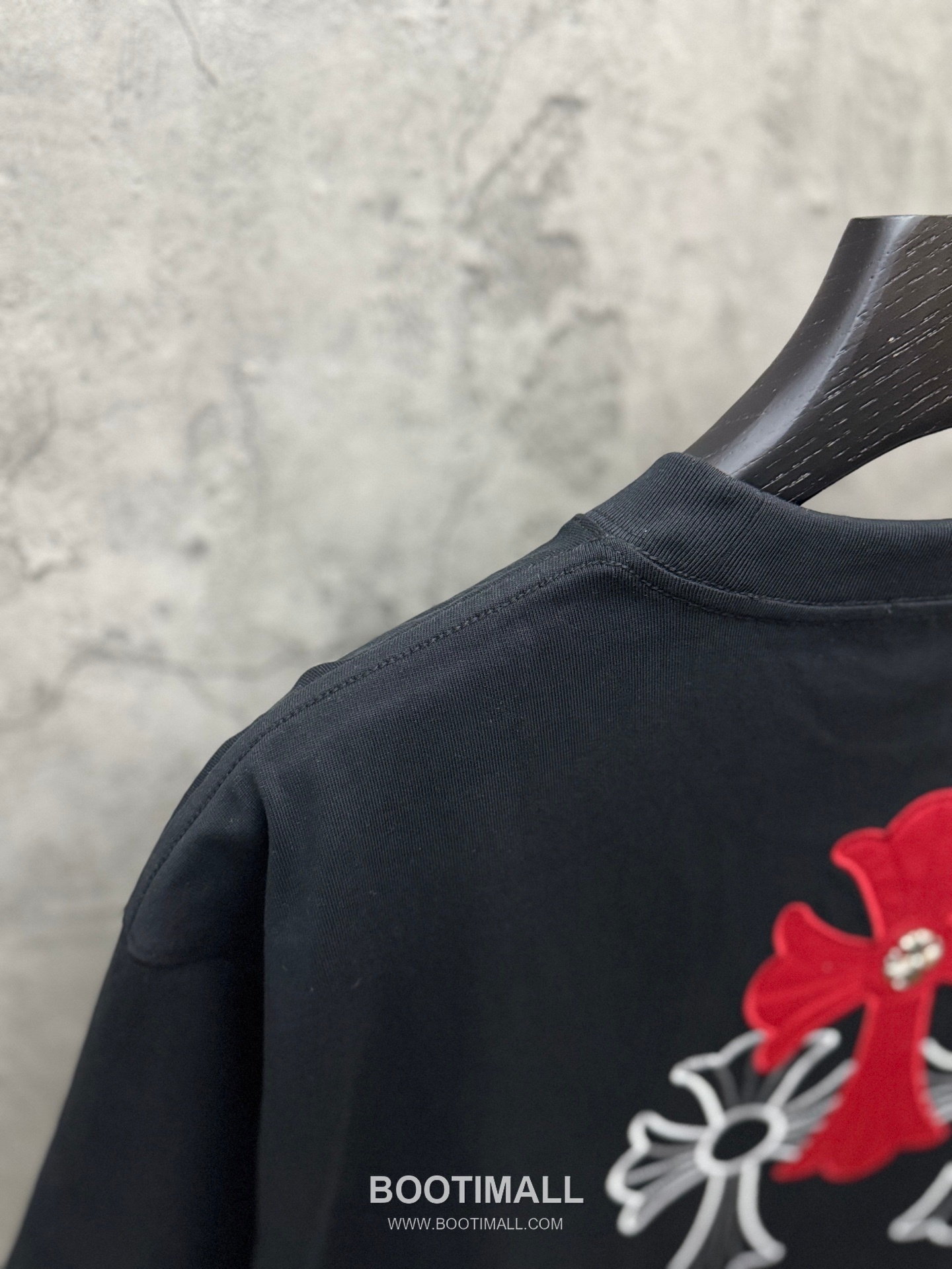 Chrome Hearts Laser Embroidered Cross Short Sleeve T-Shirt 크롬하츠 레이저 자수 크로스 반팔 티셔츠 9