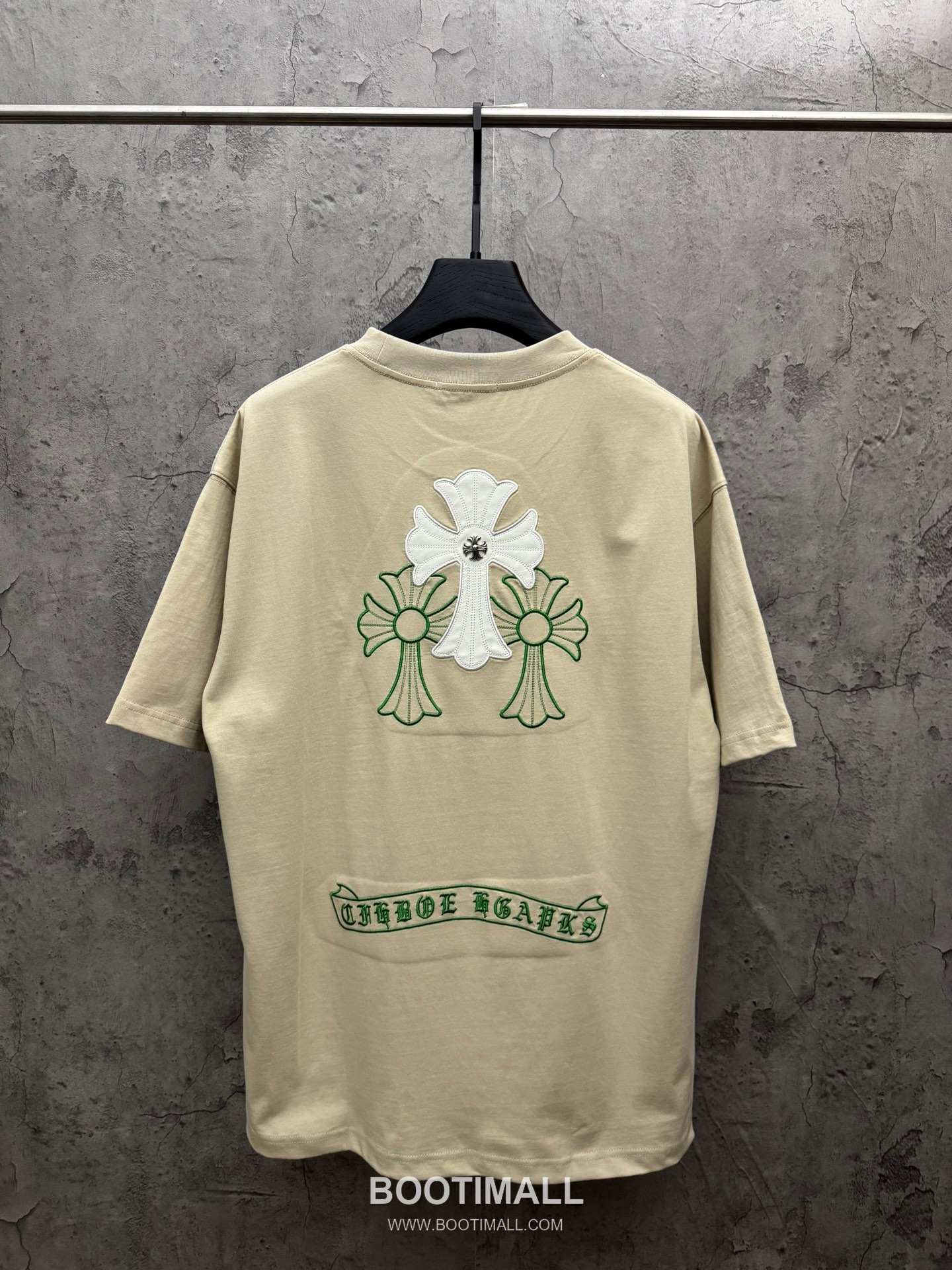 Chrome Hearts Laser Embroidered Cross Short Sleeve T-Shirt 크롬하츠 레이저 자수 크로스 반팔 티셔츠 2