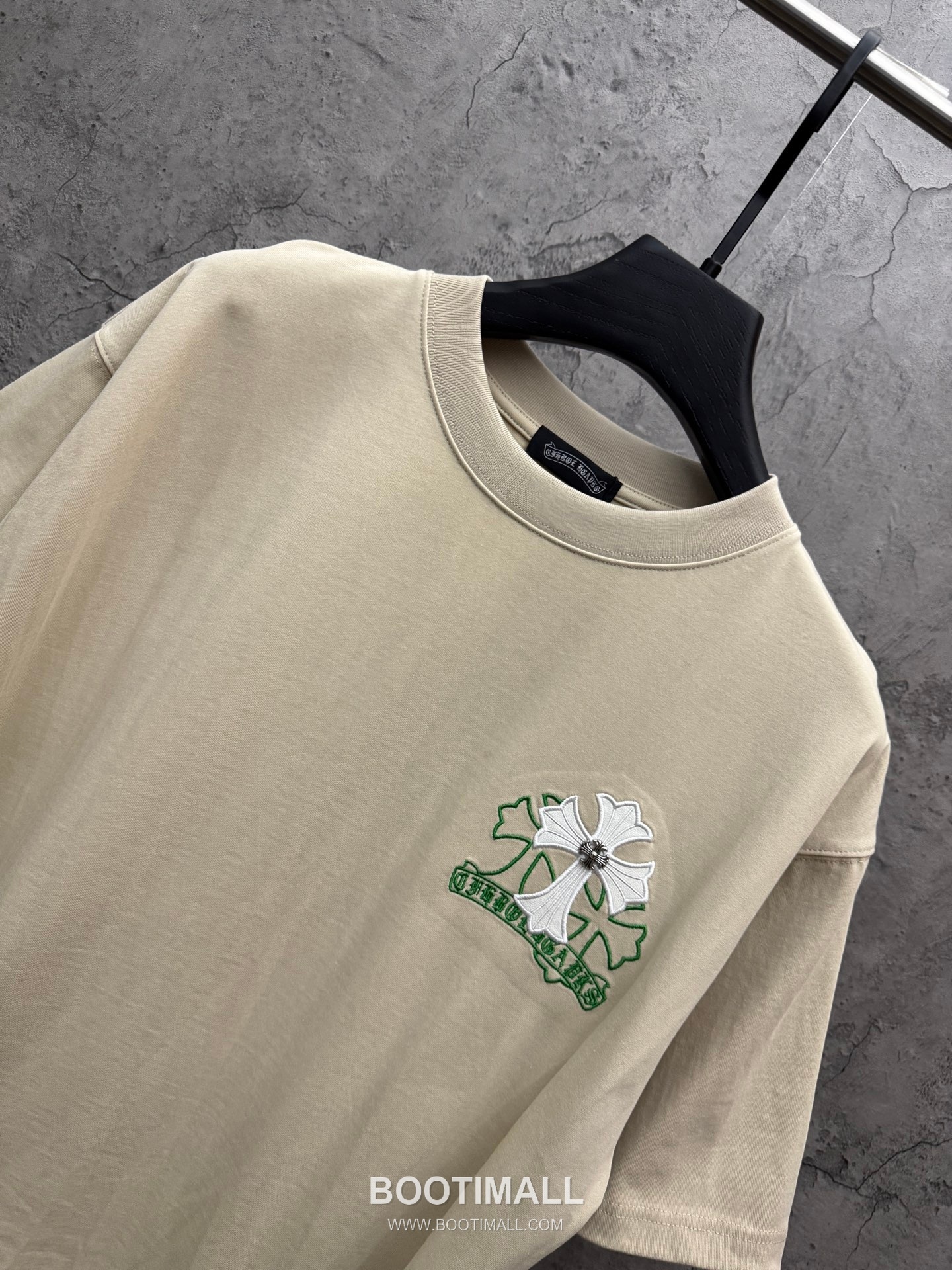 Chrome Hearts Laser Embroidered Cross Short Sleeve T-Shirt 크롬하츠 레이저 자수 크로스 반팔 티셔츠 3