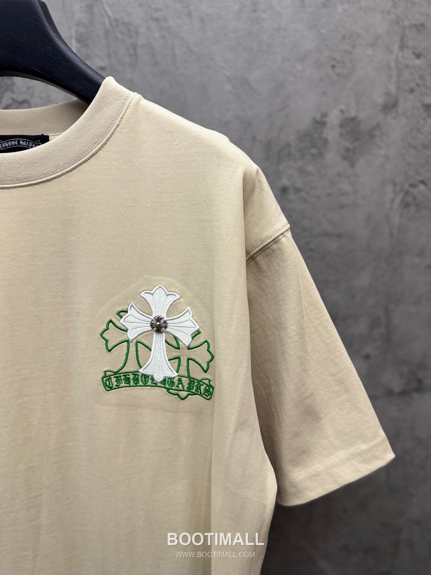 Chrome Hearts Laser Embroidered Cross Short Sleeve T-Shirt 크롬하츠 레이저 자수 크로스 반팔 티셔츠 5