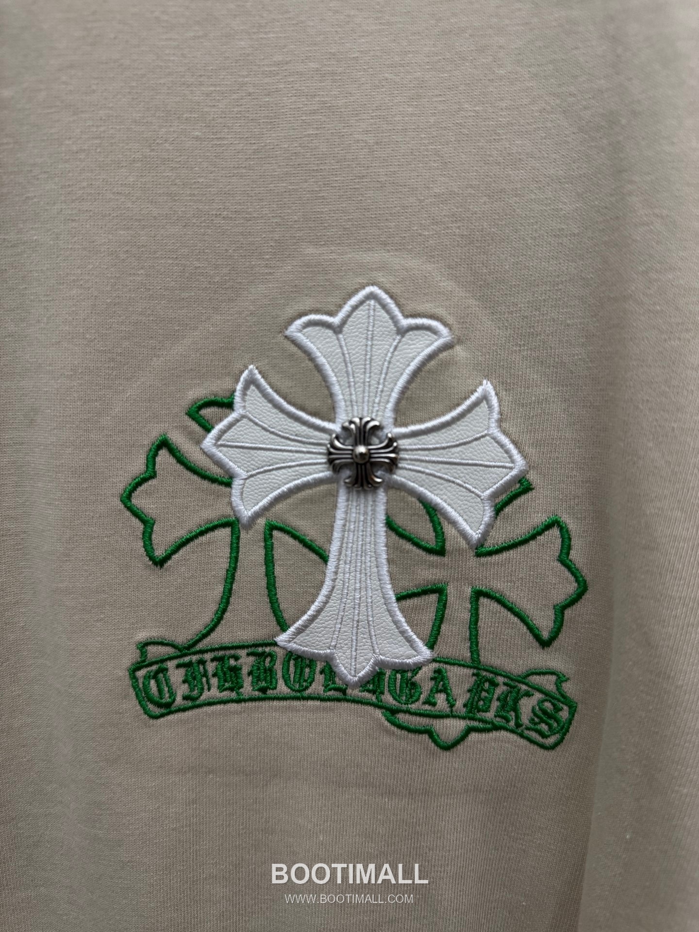 Chrome Hearts Laser Embroidered Cross Short Sleeve T-Shirt 크롬하츠 레이저 자수 크로스 반팔 티셔츠 6