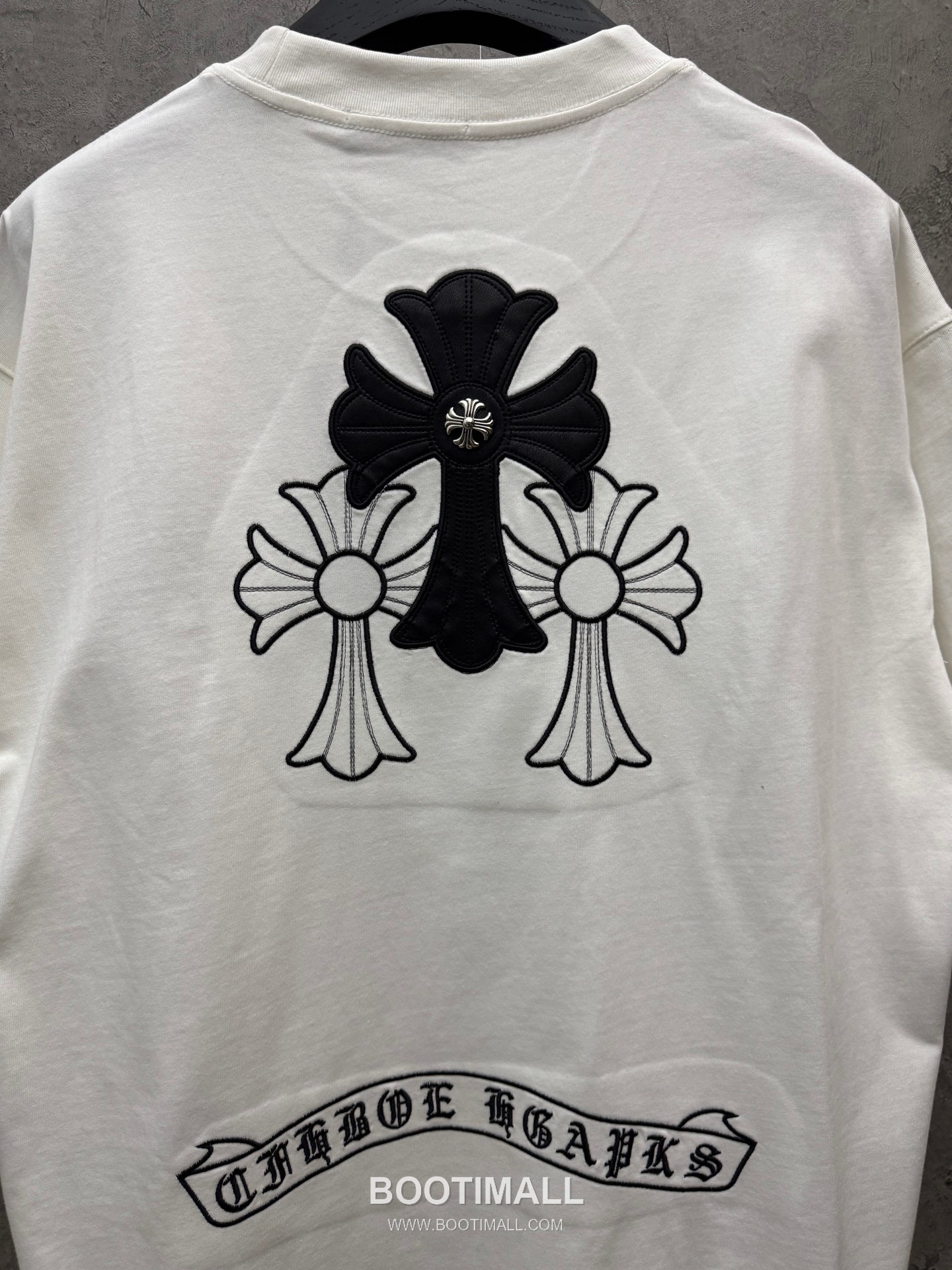 Chrome Hearts Laser Embroidered Cross Short Sleeve T-Shirt 크롬하츠 레이저 자수 크로스 반팔 티셔츠 7