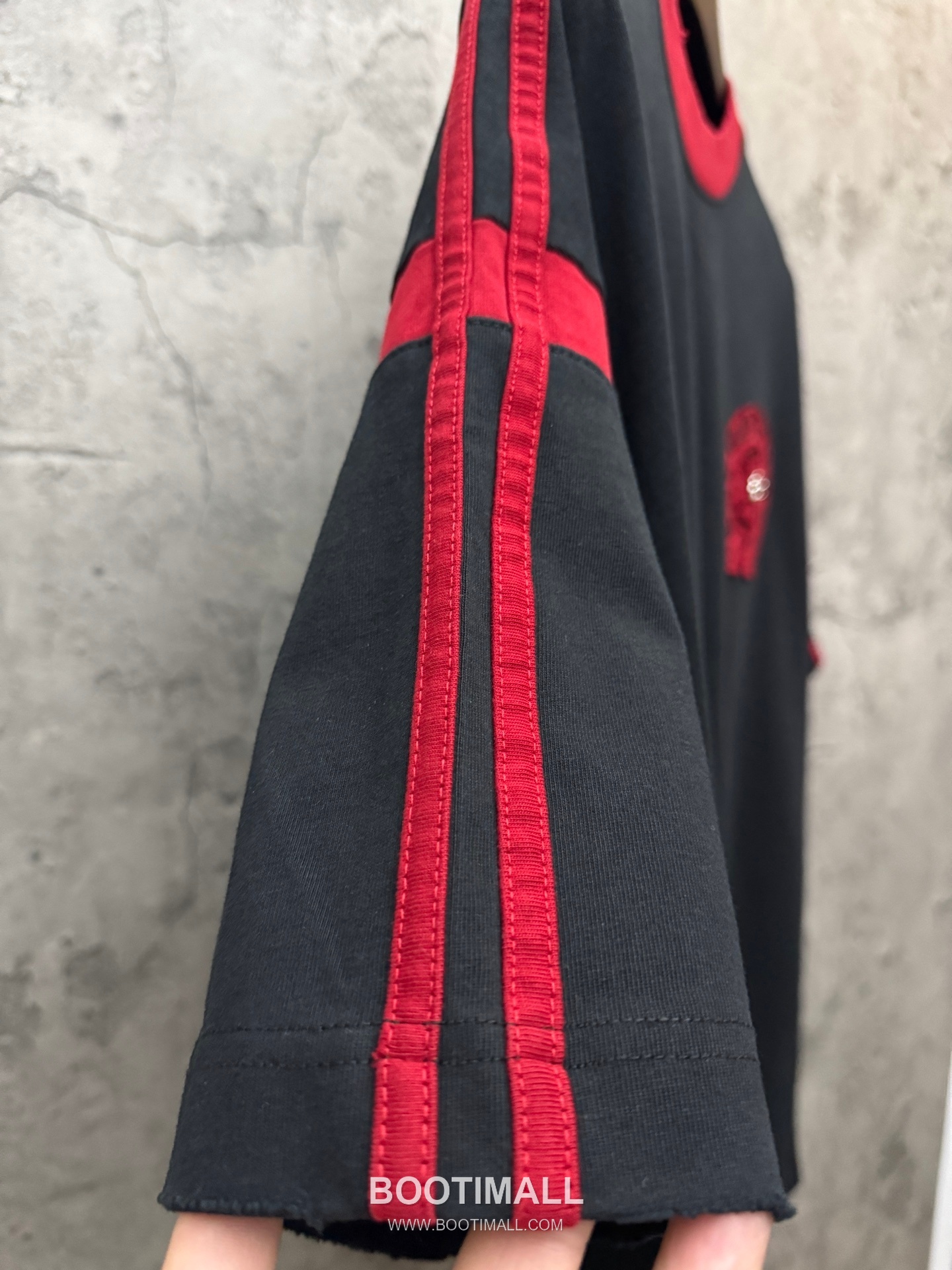 Chrome Hearts Contrast Color Embroidery Short Sleeve T-Shirt 크롬하츠 배색 자수 반팔 티셔츠 5212 7