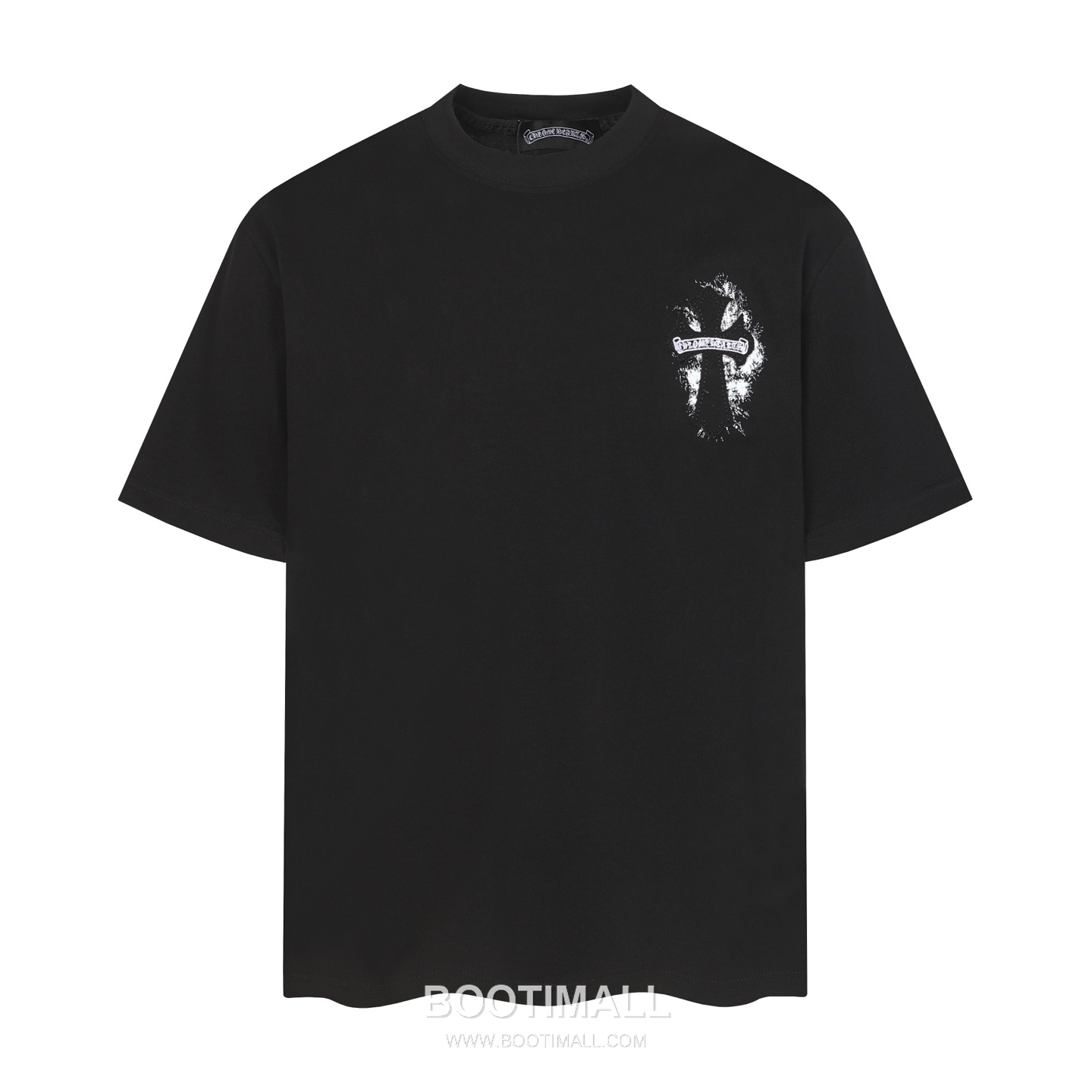 Chrome Hearts Cross Embroidered Round Neck Short Sleeve T-Shirt 크롬하츠 크로스 자수 라운드넥 반팔 티셔츠 1