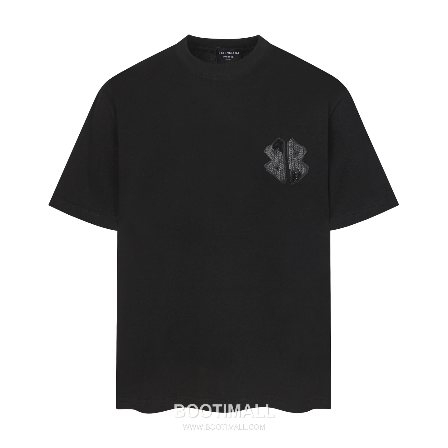 Balenciaga 2026SS Logo Rhinestone Round Neck Short Sleeve T-Shirt 발렌시아가 2026SS 로고 라인스톤 라운드넥 반팔 티셔츠 1