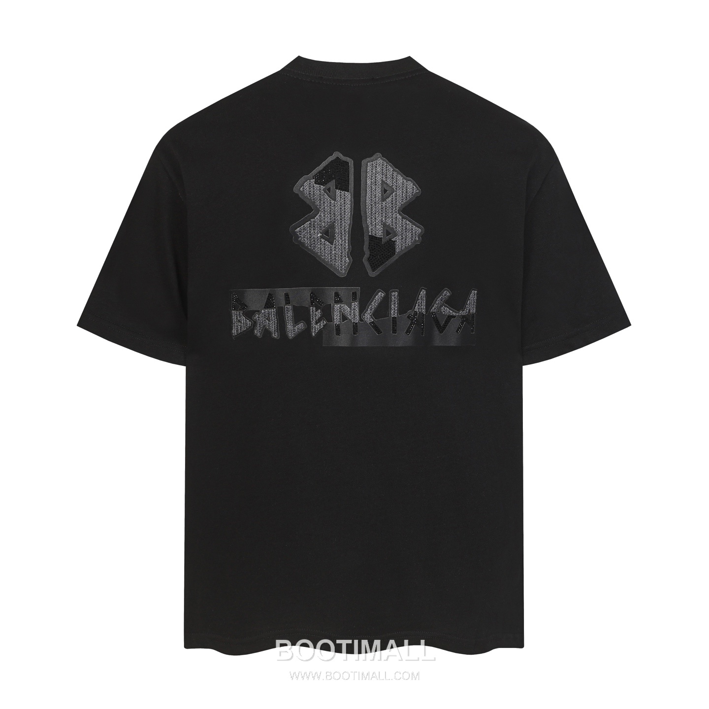 Balenciaga 2026SS Logo Rhinestone Round Neck Short Sleeve T-Shirt 발렌시아가 2026SS 로고 라인스톤 라운드넥 반팔 티셔츠 2