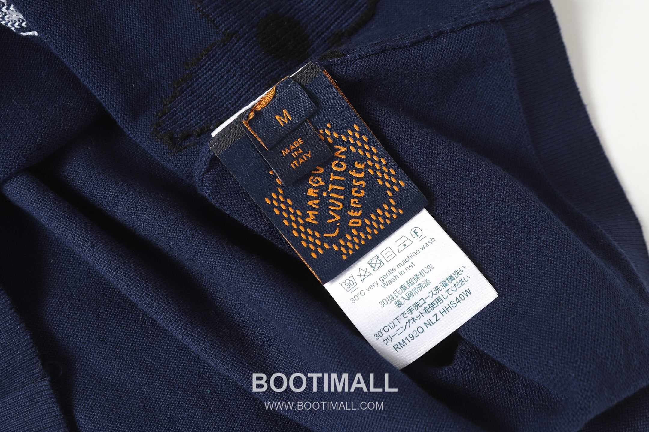 Louis Vuitton Monogram Jacquard Knit Crew Neck Short Sleeve T-Shirt Blue 루이비통 모노그램 자카드 니트 크루넥 반팔 티셔츠 블루 9