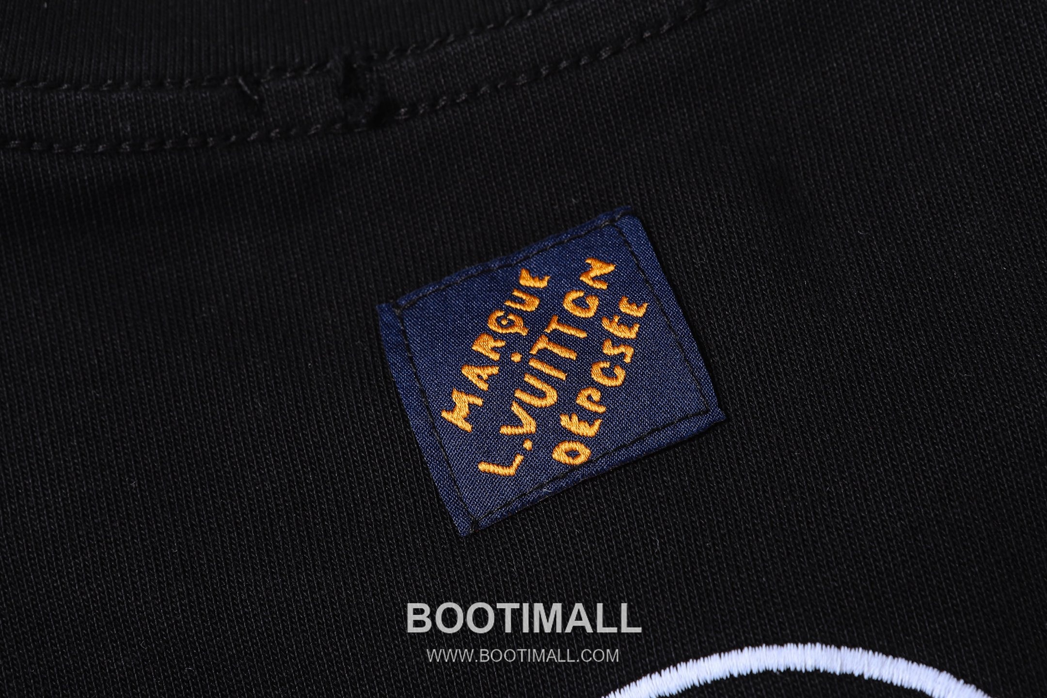 Louis Vuitton Monogram Flower Embroidery Distressed Cotton T-Shirt Black White 루이비통 모노그램 플라워 자수 디스트레스드 코튼 티셔츠 블랙 화이트 8