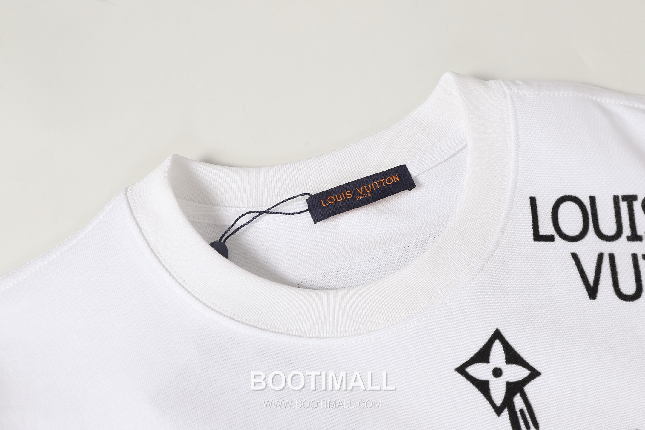 Louis Vuitton Monogram Graffiti Print Round Neck Short Sleeve T-Shirt Cotton 루이비통 모노그램 그라피티 프린트 라운드 넥 반팔 티셔츠 코튼 3