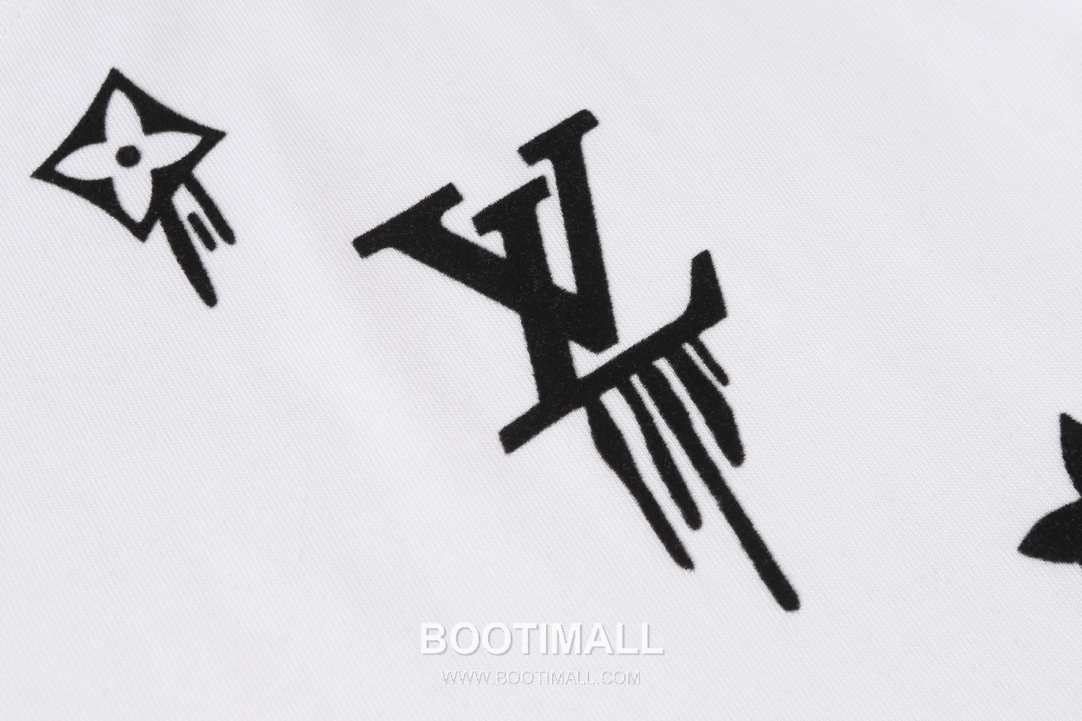 Louis Vuitton Monogram Graffiti Print Round Neck Short Sleeve T-Shirt Cotton 루이비통 모노그램 그라피티 프린트 라운드 넥 반팔 티셔츠 코튼 5