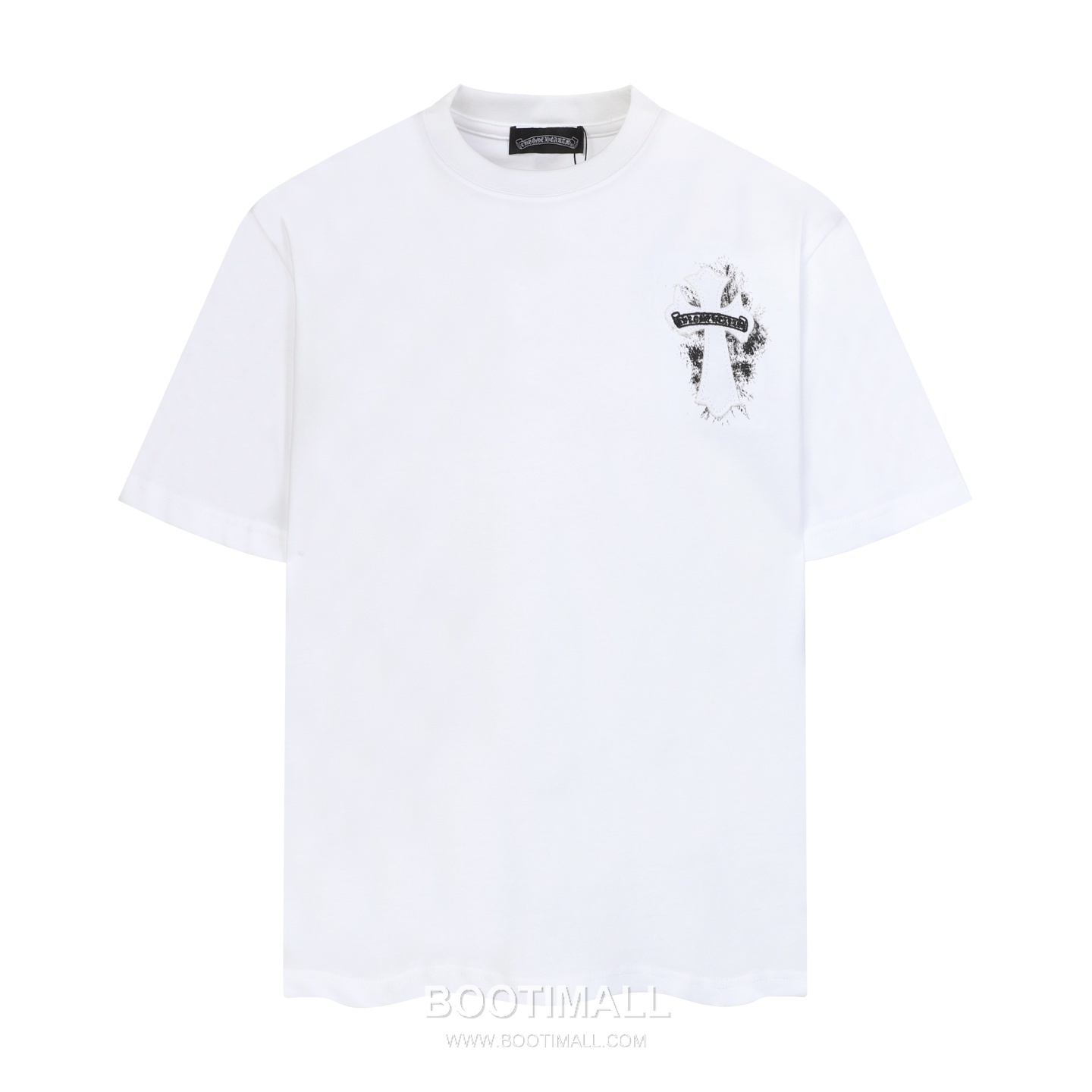 Chrome Hearts Cross Embroidered Round Neck Short Sleeve T-Shirt 크롬하츠 크로스 자수 라운드넥 반팔 티셔츠 1