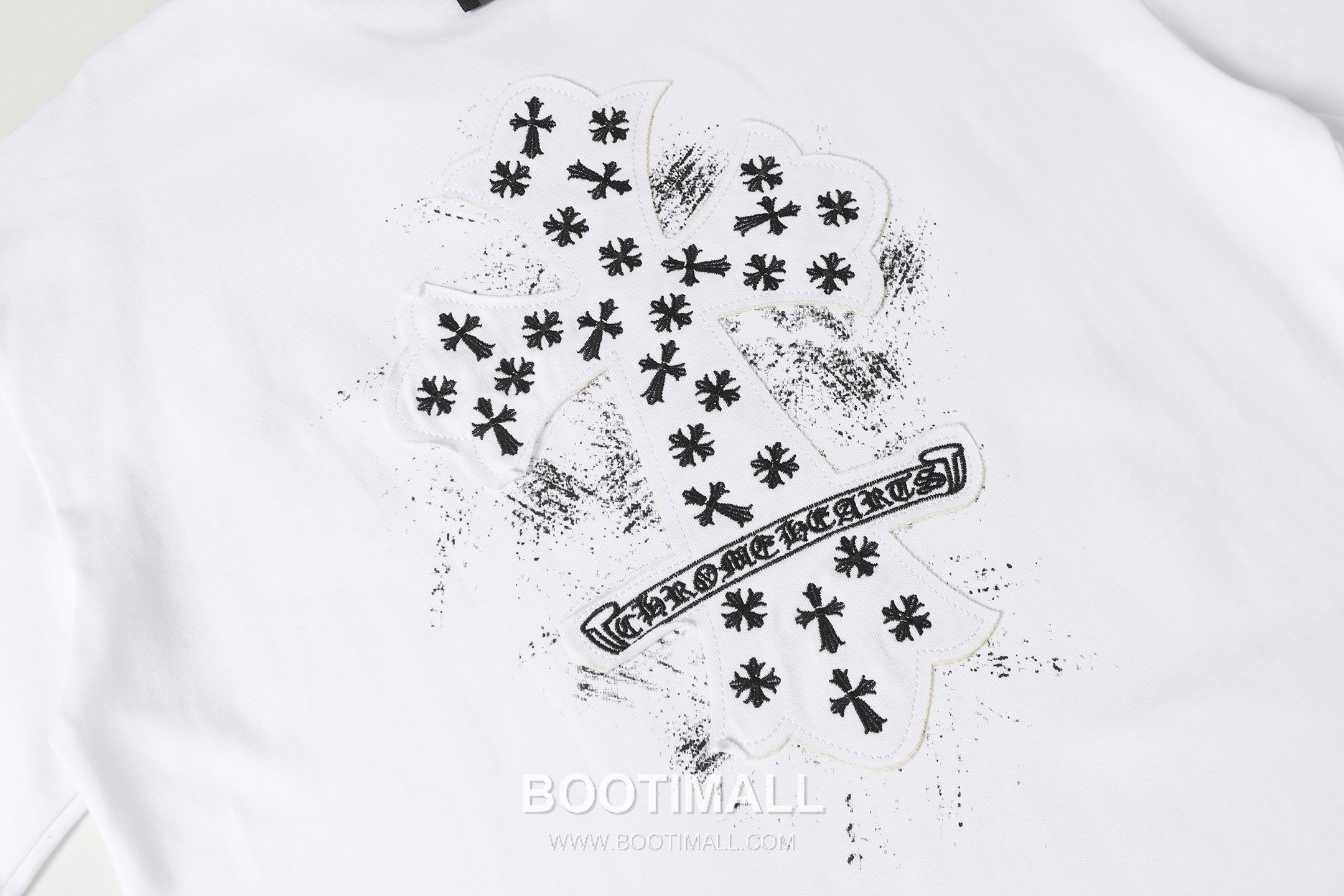 Chrome Hearts Cross Embroidered Round Neck Short Sleeve T-Shirt 크롬하츠 크로스 자수 라운드넥 반팔 티셔츠 6