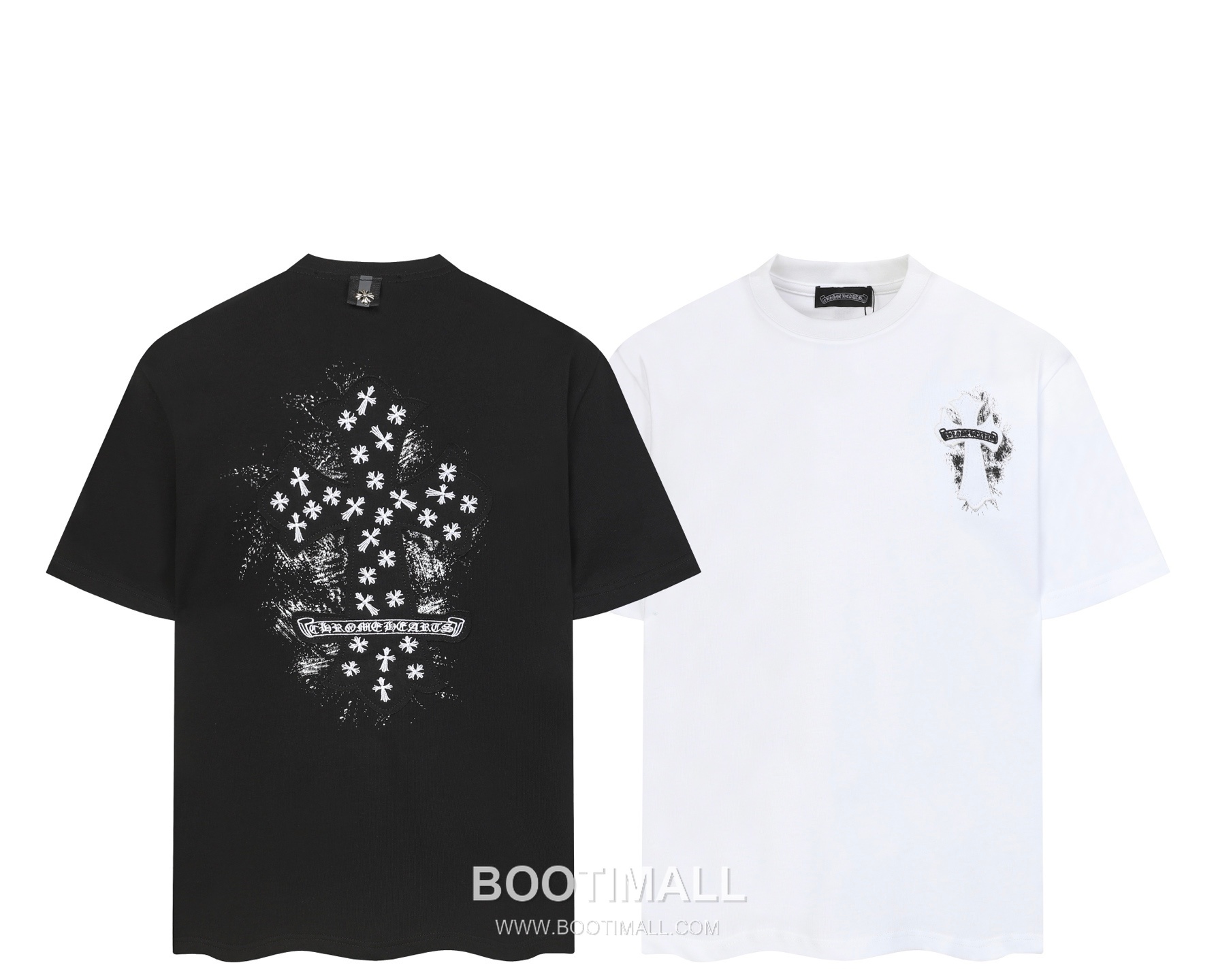 Chrome Hearts Cross Embroidered Round Neck Short Sleeve T-Shirt 크롬하츠 크로스 자수 라운드넥 반팔 티셔츠 9