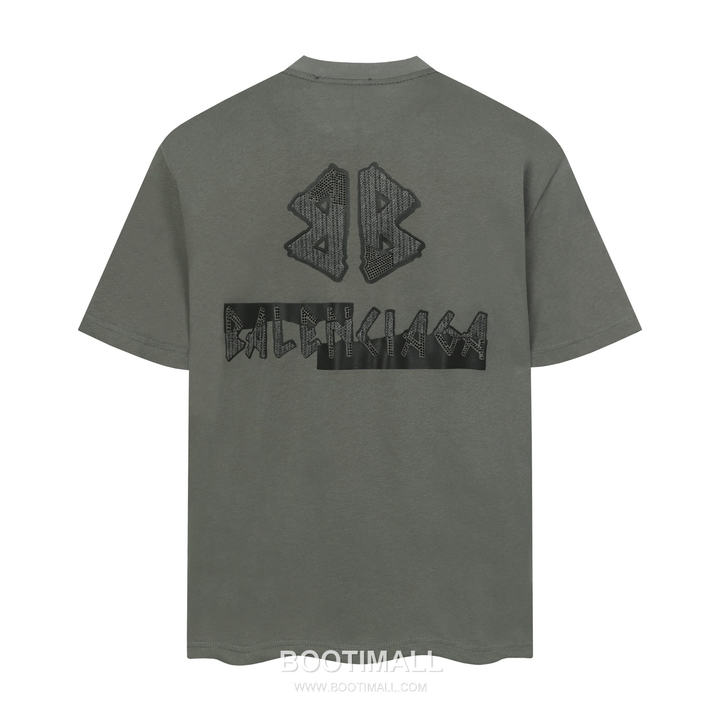 Balenciaga 2026SS Logo Rhinestone Round Neck Short Sleeve T-Shirt 발렌시아가 2026SS 로고 라인스톤 라운드넥 반팔 티셔츠 2