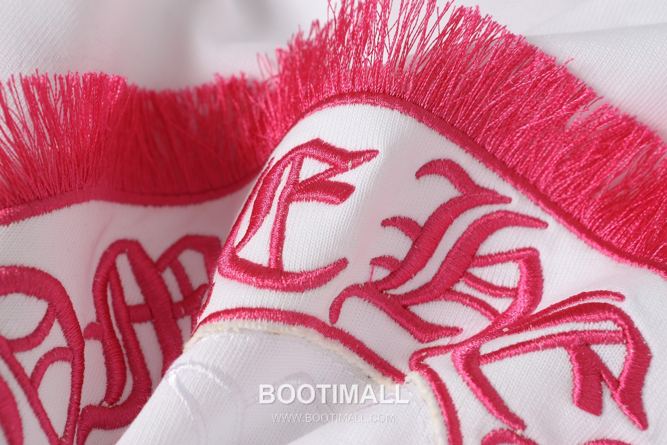 Chrome Hearts Cross Embroidery Fringe Short Sleeve T-Shirt Black White 크롬하츠 크로스 자수 프린지 반팔 티셔츠 블랙 화이트 7