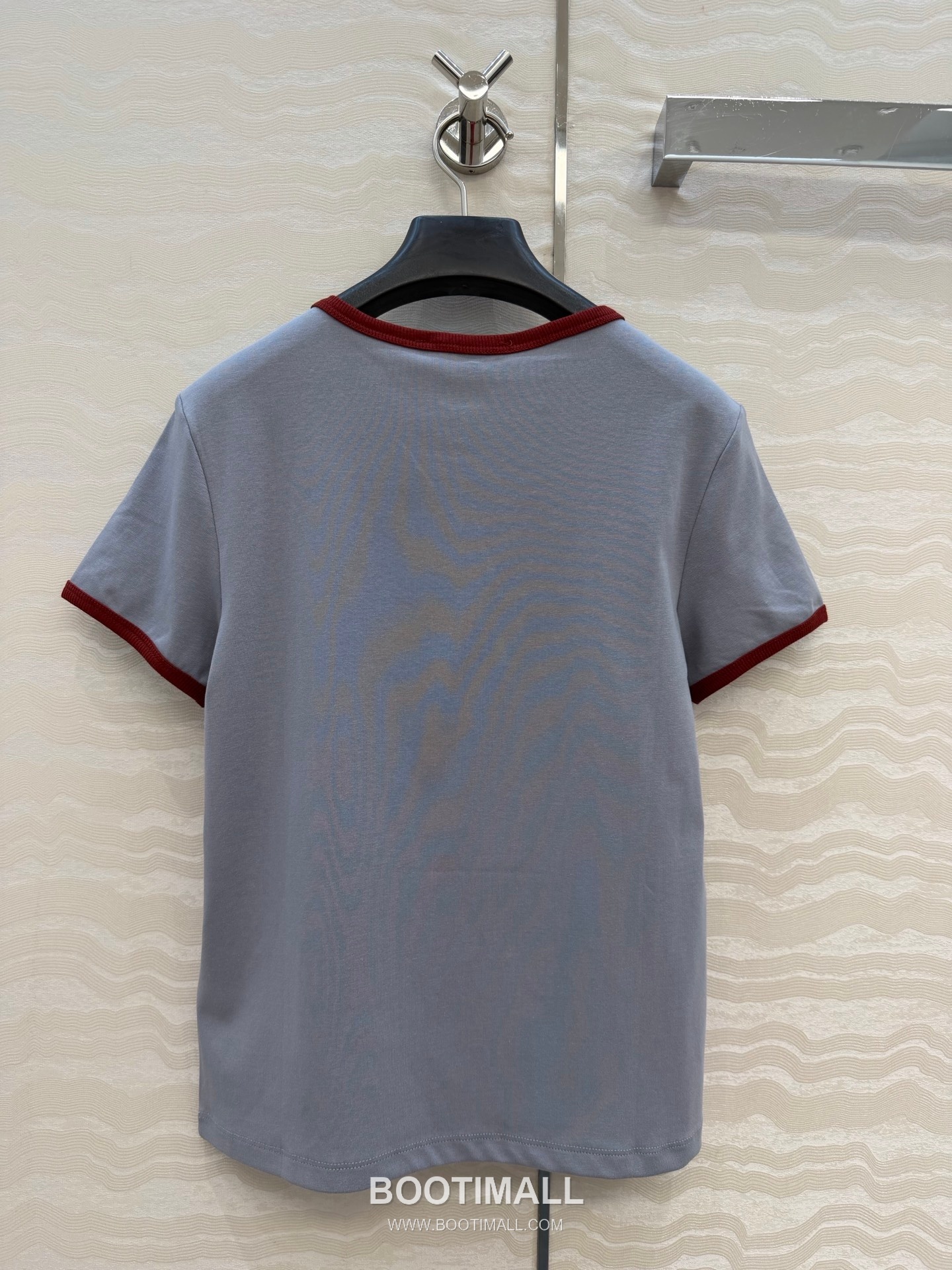 Prada Triangle Logo Cotton T-Shirt White 프라다 트라이앵글 로고 코튼 반팔 티셔츠 화이트 9