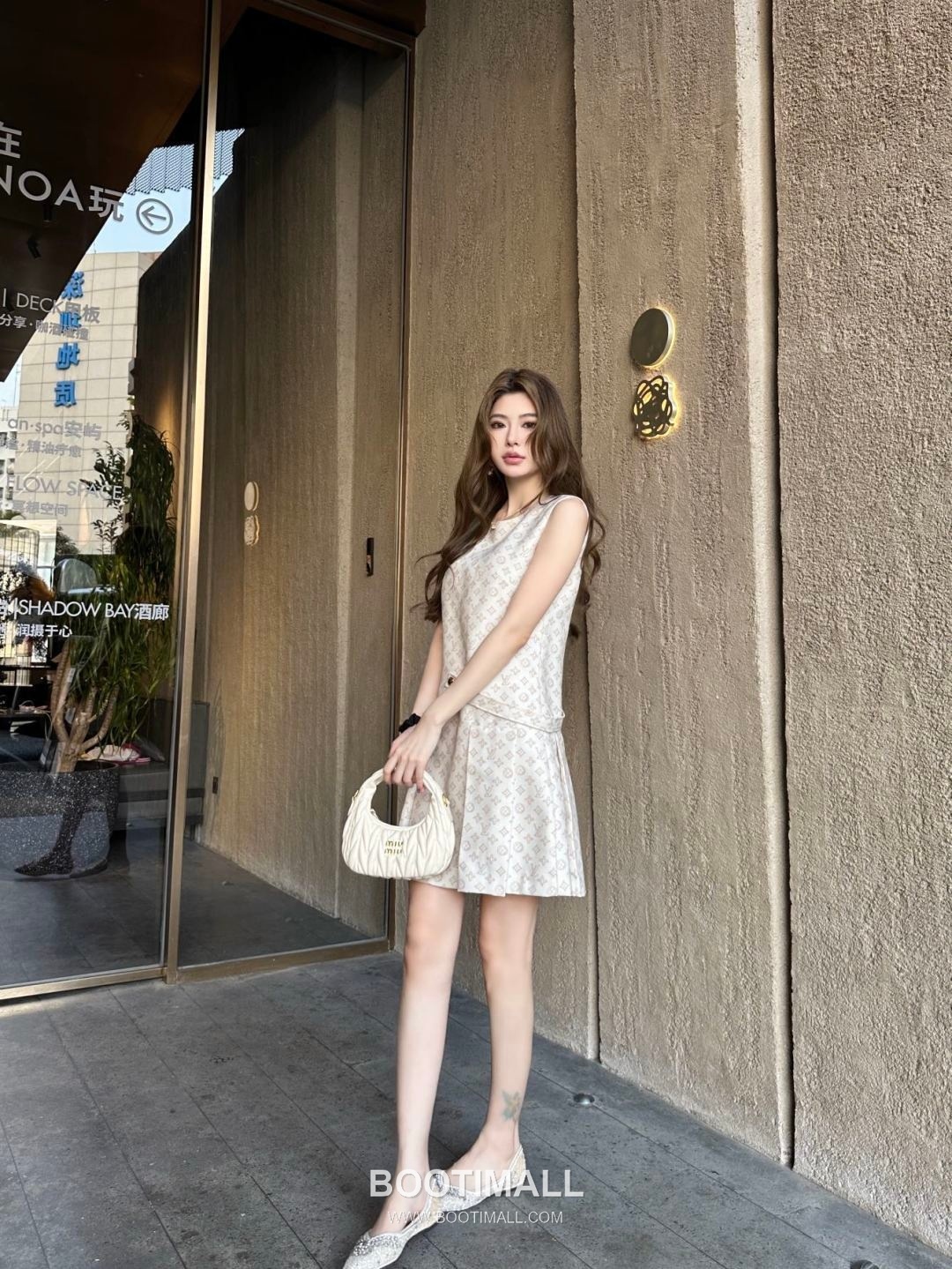 Louis Vuitton Sleeveless A-Line Dress White 루이비통 슬리브리스 A라인 드레스 화이트 17