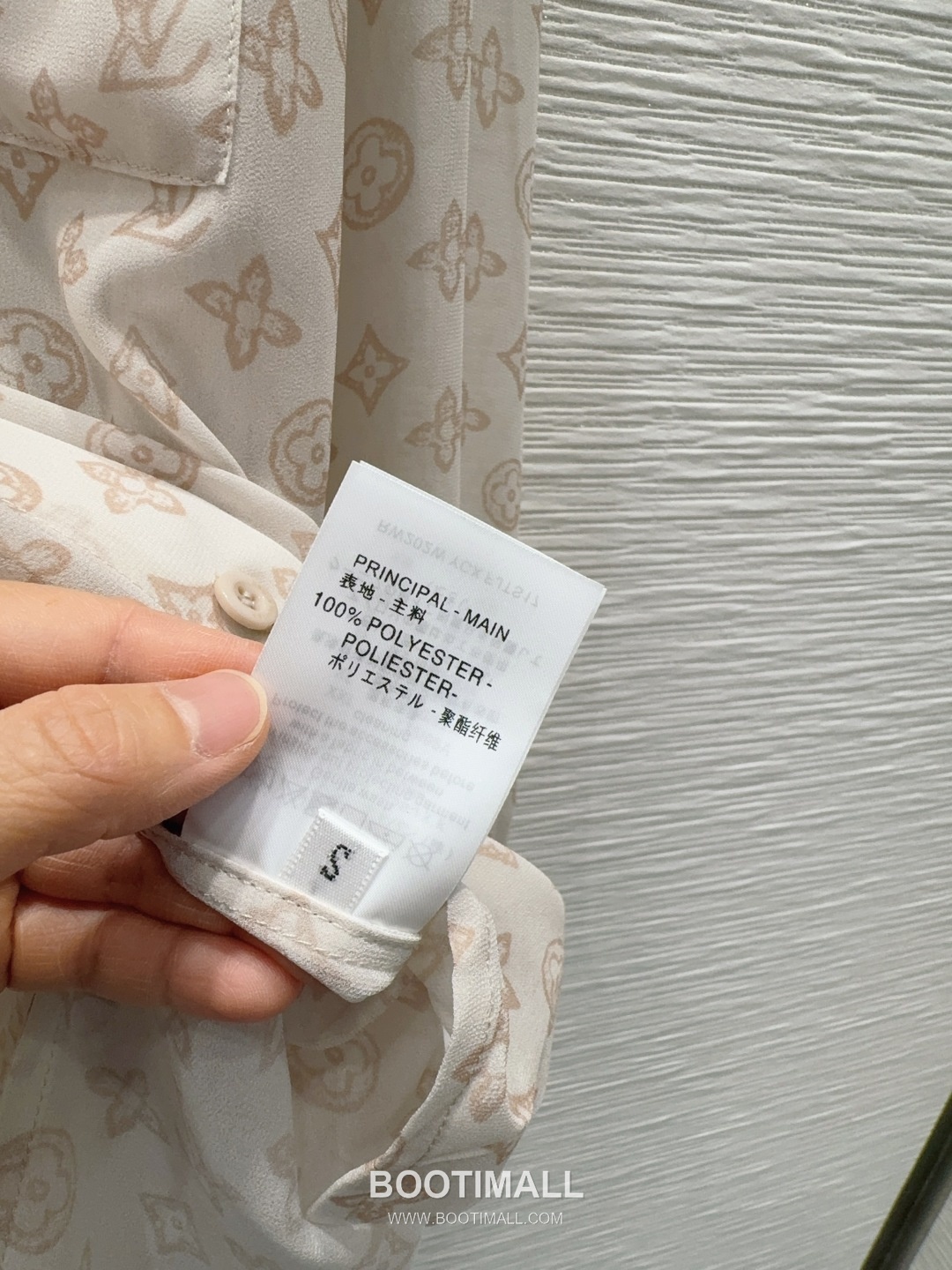 Louis Vuitton Semi-Sheer Logo Print Shirt Light Pink 루이비통 세미 시어 로고 프린트 셔츠 라이트 핑크 7