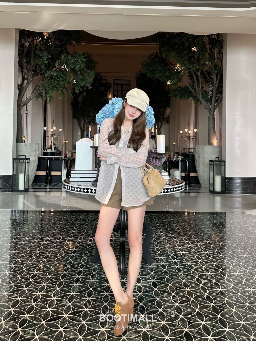 Louis Vuitton Semi-Sheer Logo Print Shirt Light Pink 루이비통 세미 시어 로고 프린트 셔츠 라이트 핑크 11