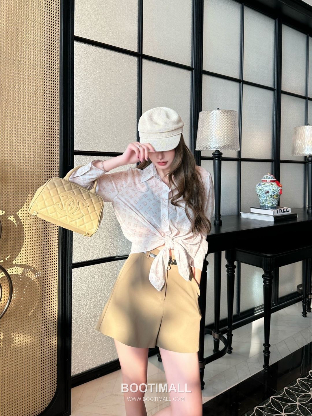 Louis Vuitton Semi-Sheer Logo Print Shirt Light Pink 루이비통 세미 시어 로고 프린트 셔츠 라이트 핑크 15