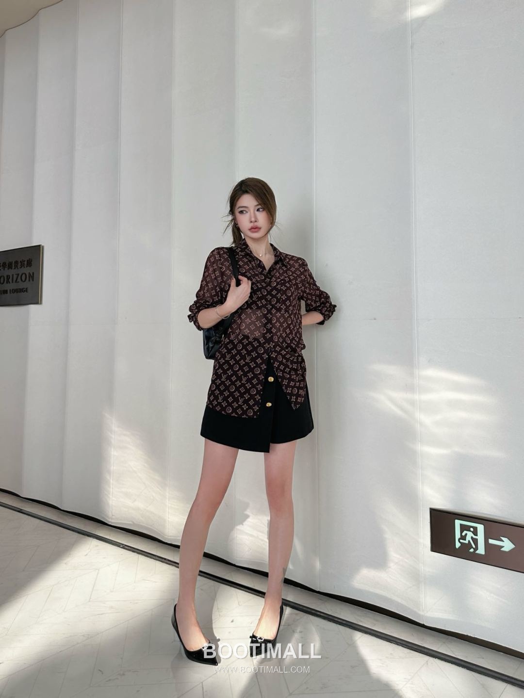 Louis Vuitton Semi-Sheer Logo Print Shirt Light Pink 루이비통 세미 시어 로고 프린트 셔츠 라이트 핑크 17