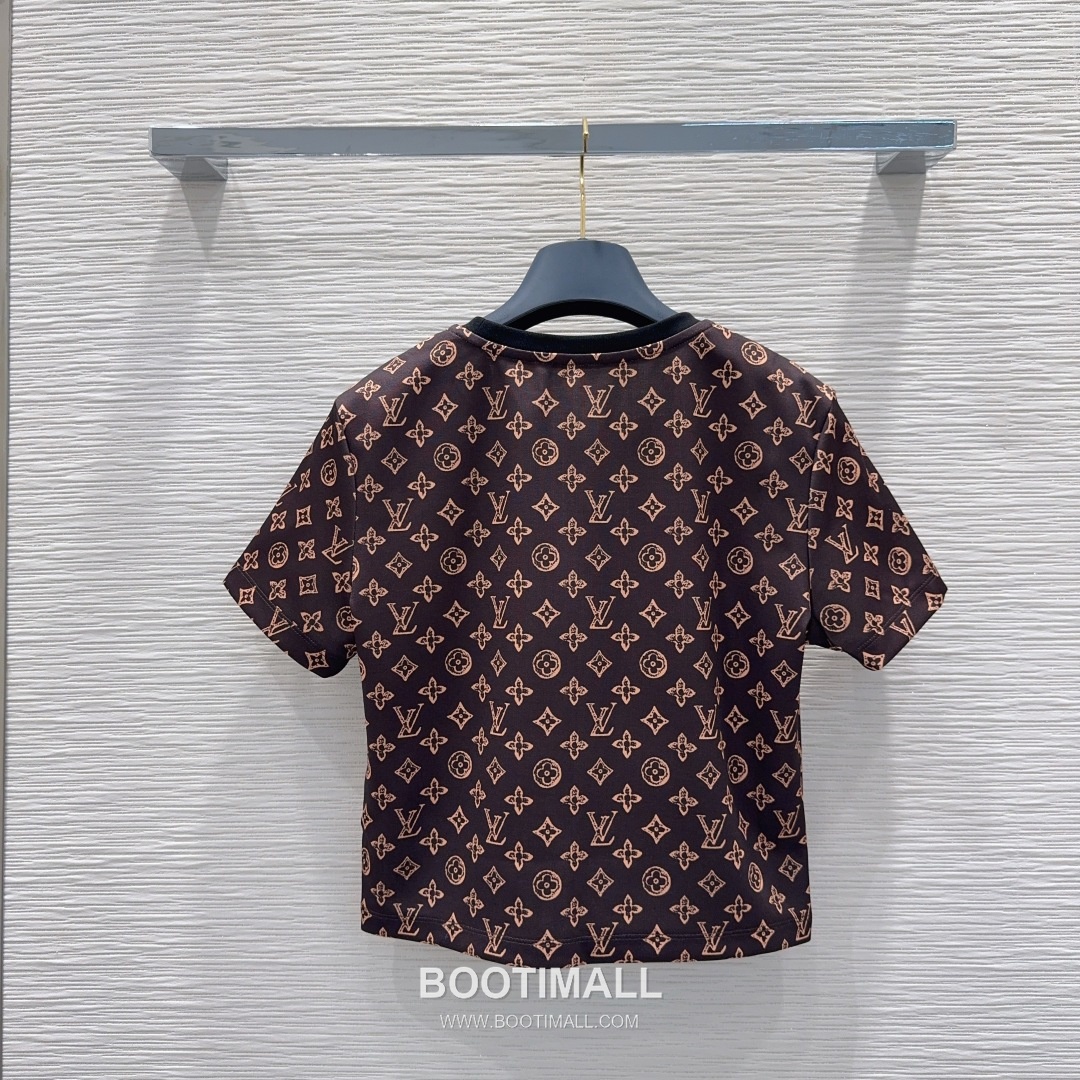 Louis Vuitton Monogram Pattern Cotton Blend Two-Piece Set Beige 루이비통 모노그램 패턴 코튼 블렌드 투피스 세트 베이지 9