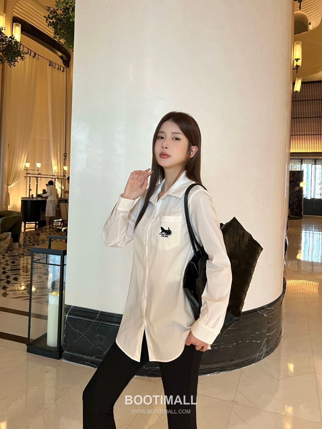 CELINE Premium Tailored Shirt White 셀린느 프리미엄 테일러드 셔츠 화이트 12