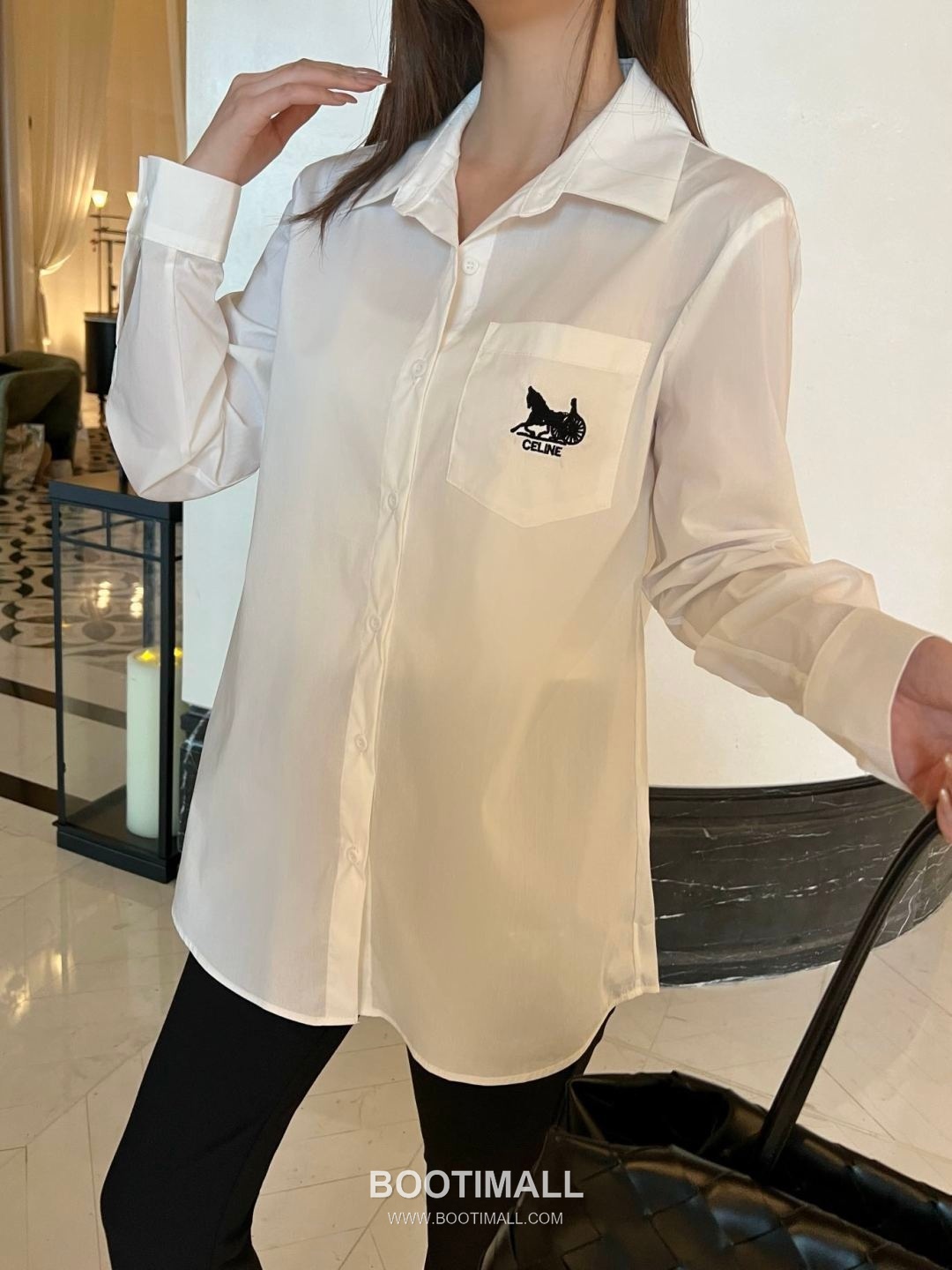 CELINE Premium Tailored Shirt White 셀린느 프리미엄 테일러드 셔츠 화이트 14