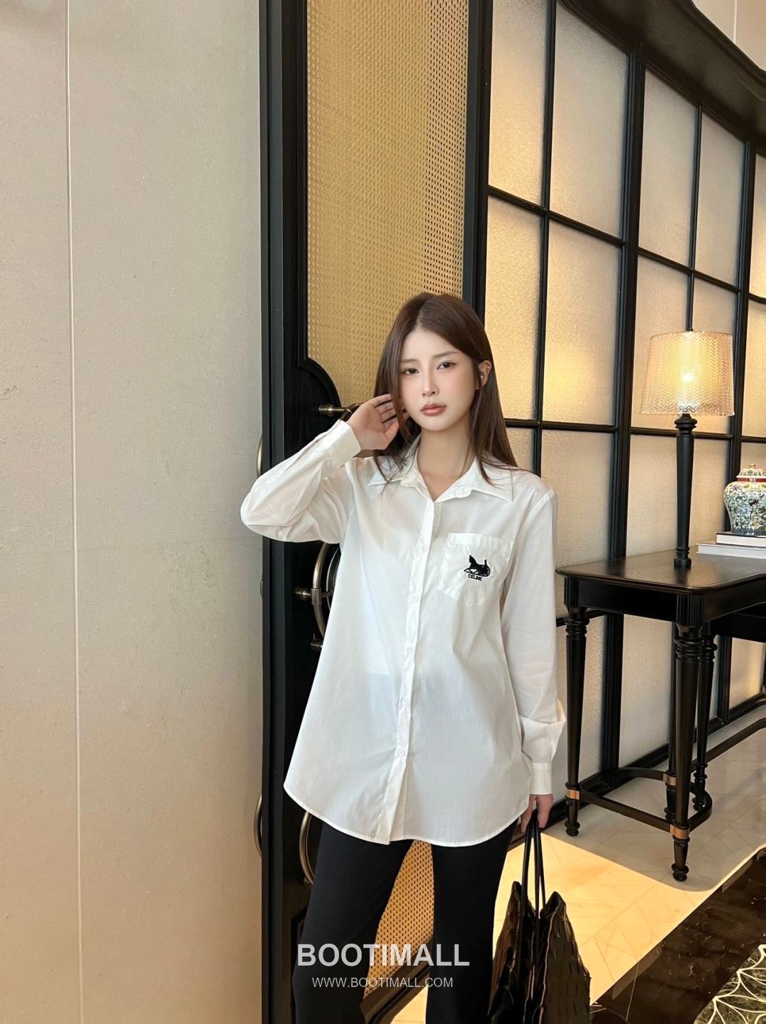 CELINE Premium Tailored Shirt White 셀린느 프리미엄 테일러드 셔츠 화이트 16
