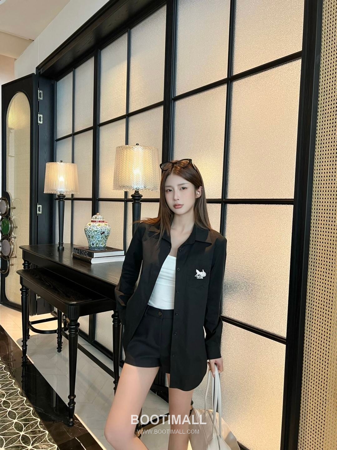 CEL Premium Tailored Shirt White 셀린느 프리미엄 테일러드 셔츠 화이트 12