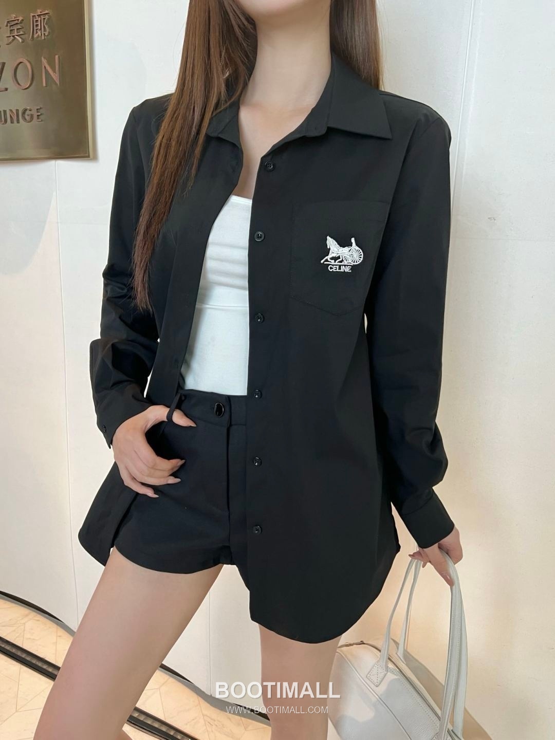 CEL Premium Tailored Shirt White 셀린느 프리미엄 테일러드 셔츠 화이트 14