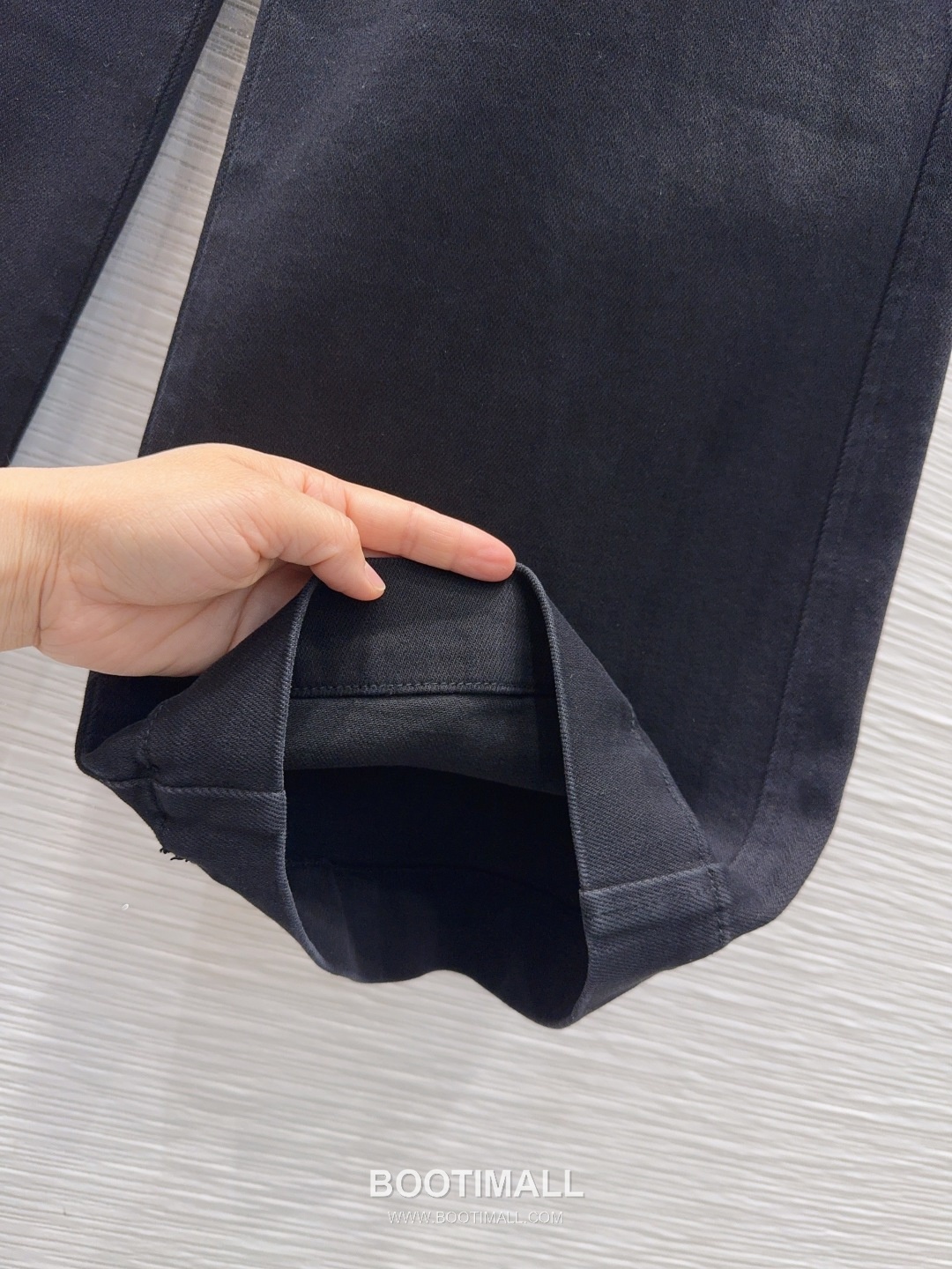 Prada Denim Wide Leg Jeans Black 프라다 데님 와이드 레그 진 블랙 5