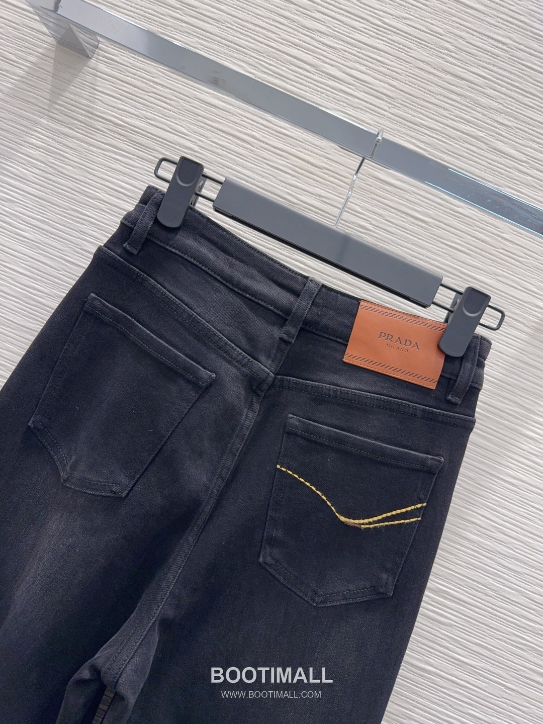 Prada Denim Wide Leg Jeans Black 프라다 데님 와이드 레그 진 블랙 8