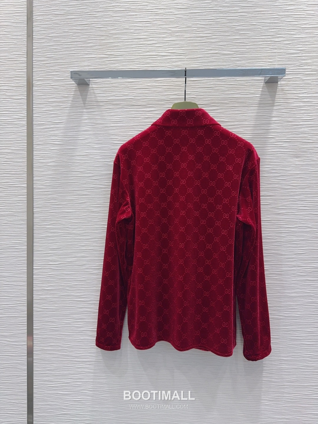 Gucci Velvet Jacquard Shirt Pants Set Burgundy 구찌 벨벳 자카드 셔츠 팬츠 세트 버건디 9