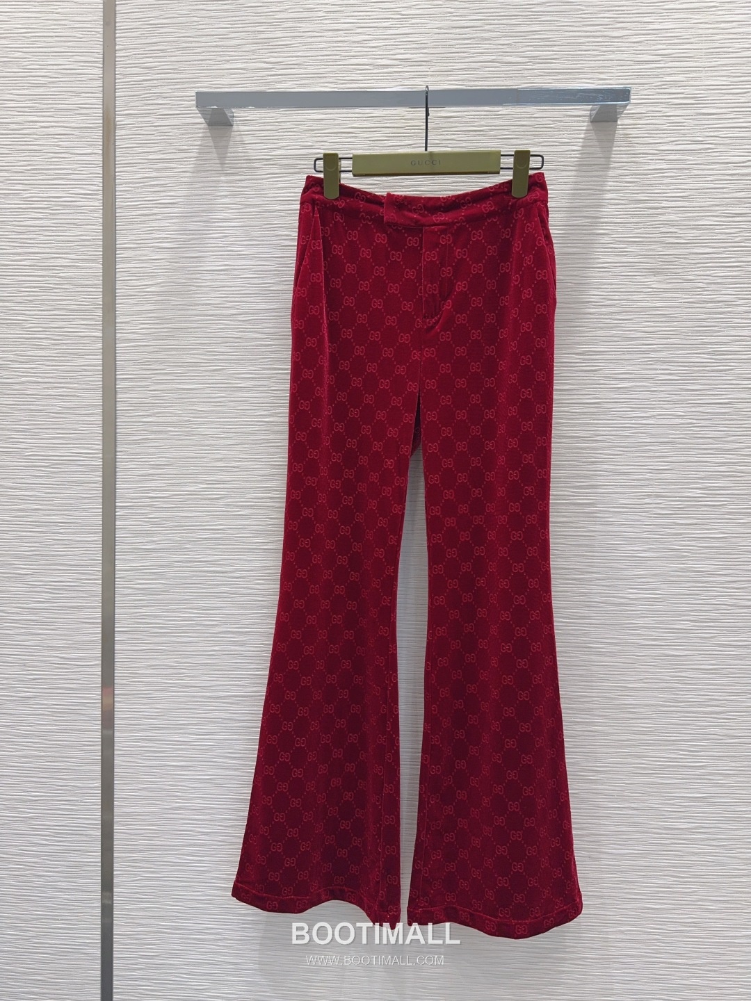 Gucci Velvet Jacquard Shirt Pants Set Burgundy 구찌 벨벳 자카드 셔츠 팬츠 세트 버건디 11