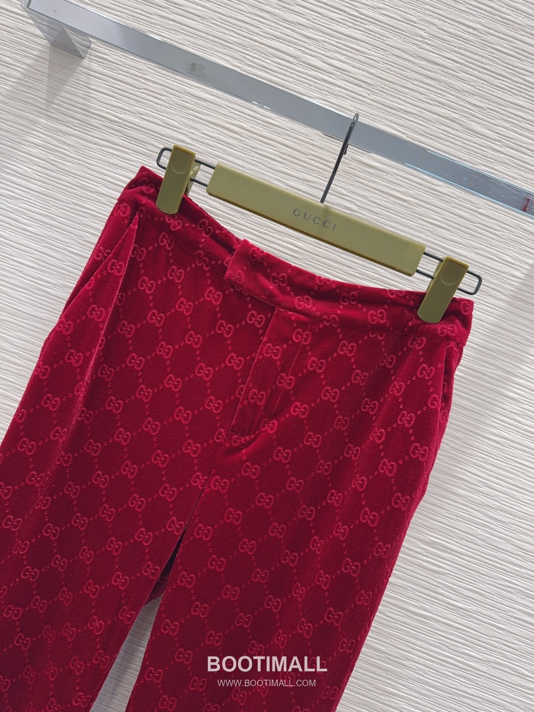 Gucci Velvet Jacquard Shirt Pants Set Burgundy 구찌 벨벳 자카드 셔츠 팬츠 세트 버건디 12