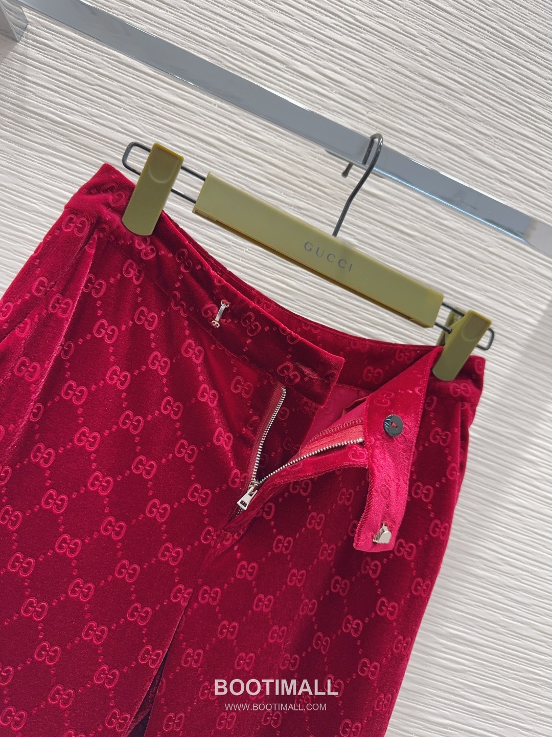 Gucci Velvet Jacquard Shirt Pants Set Burgundy 구찌 벨벳 자카드 셔츠 팬츠 세트 버건디 13