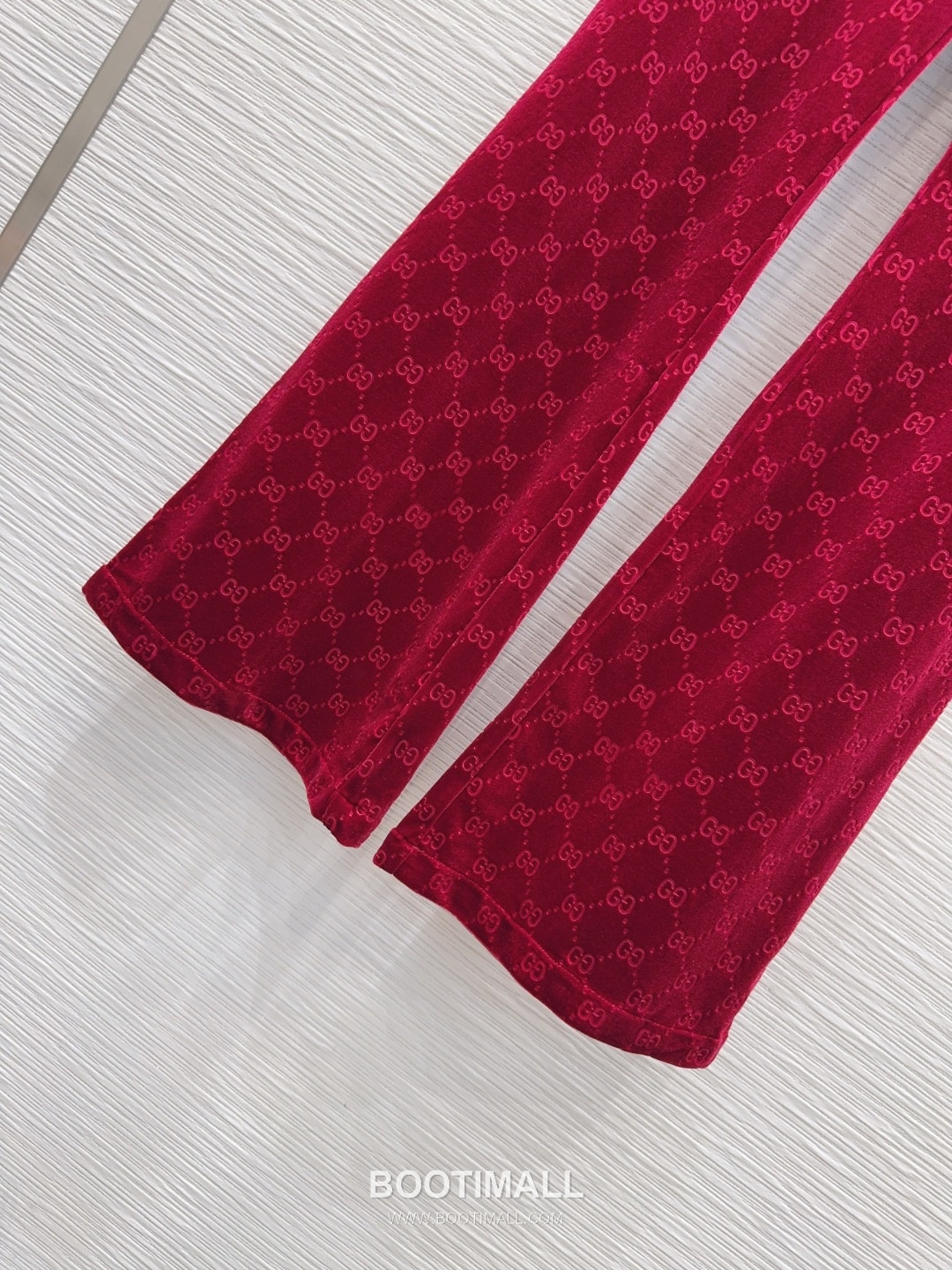 Gucci Velvet Jacquard Shirt Pants Set Burgundy 구찌 벨벳 자카드 셔츠 팬츠 세트 버건디 15