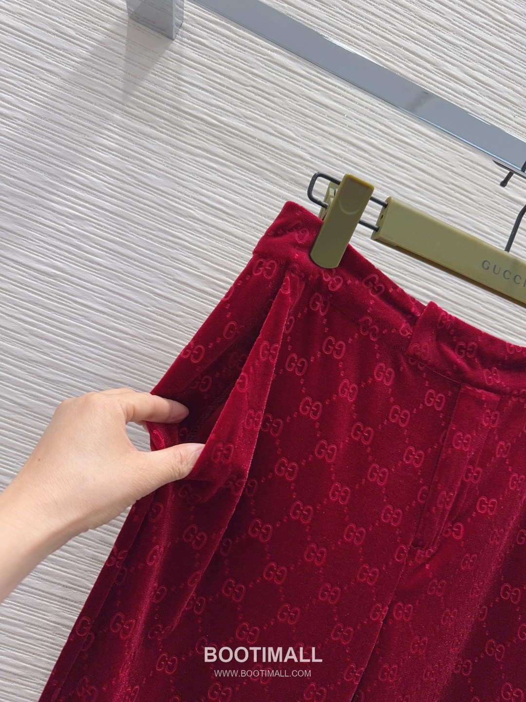 Gucci Velvet Jacquard Shirt Pants Set Burgundy 구찌 벨벳 자카드 셔츠 팬츠 세트 버건디 17