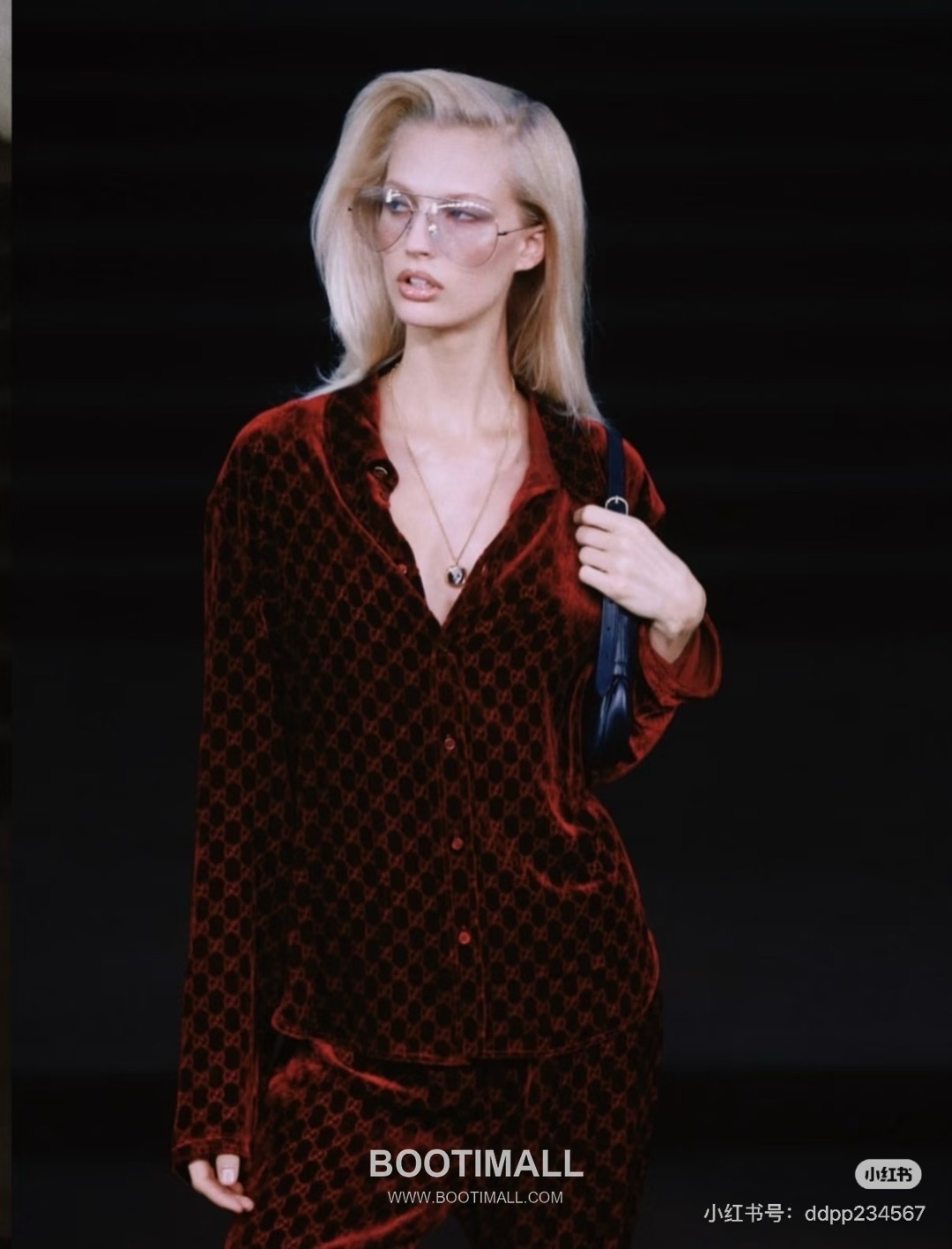 Gucci Velvet Jacquard Shirt Pants Set Burgundy 구찌 벨벳 자카드 셔츠 팬츠 세트 버건디 21