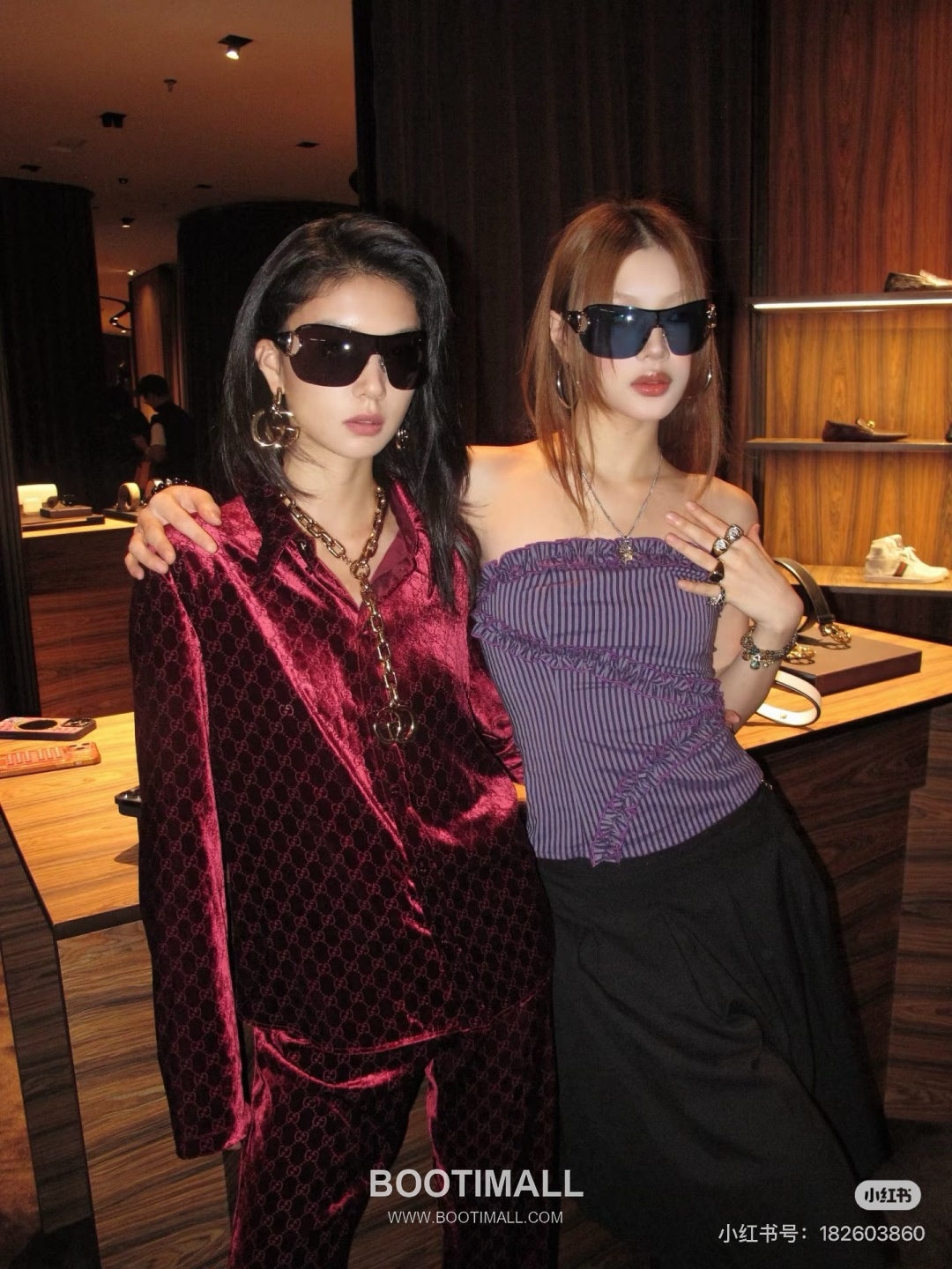 Gucci Velvet Jacquard Shirt Pants Set Burgundy 구찌 벨벳 자카드 셔츠 팬츠 세트 버건디 22