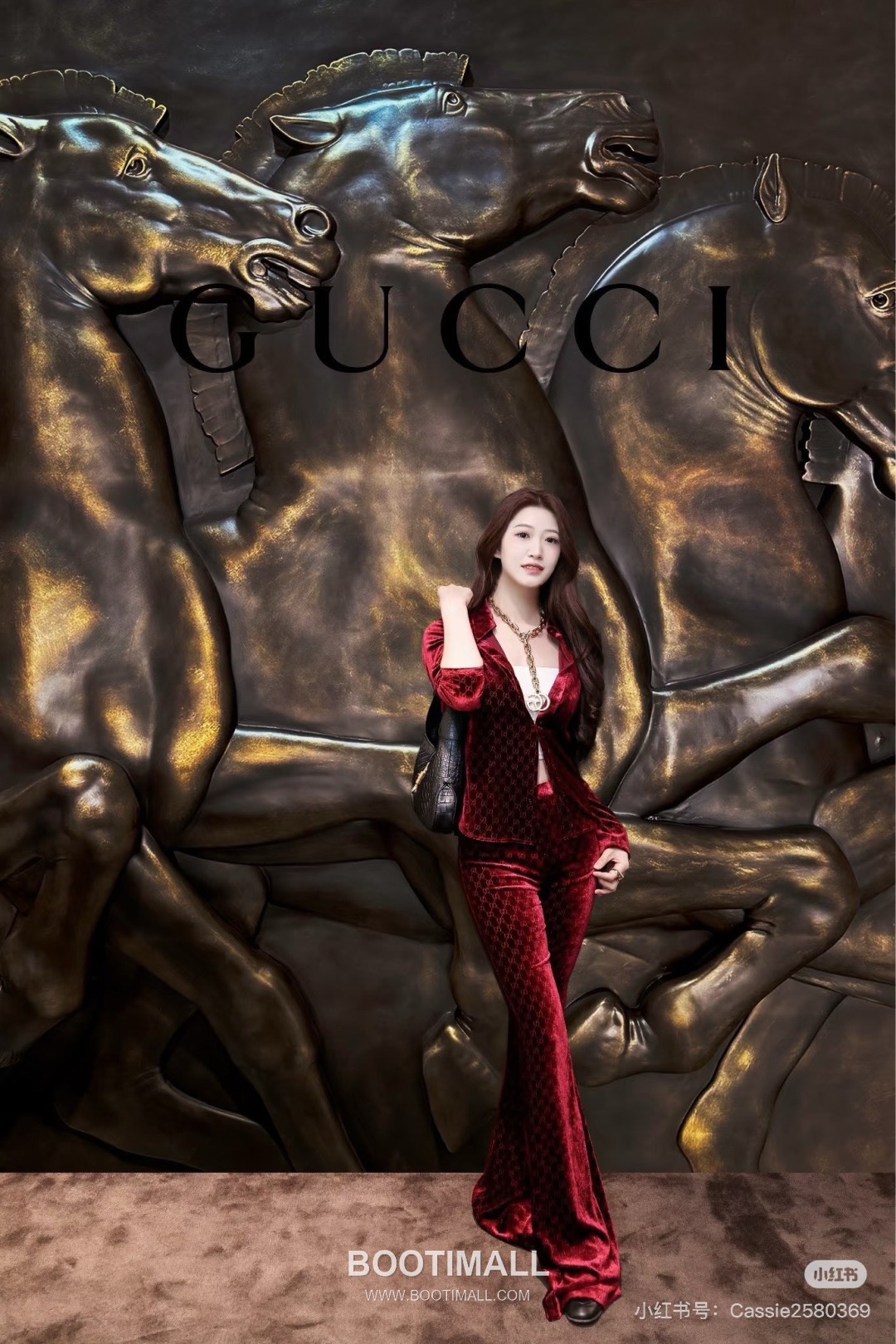 Gucci Velvet Jacquard Shirt Pants Set Burgundy 구찌 벨벳 자카드 셔츠 팬츠 세트 버건디 27