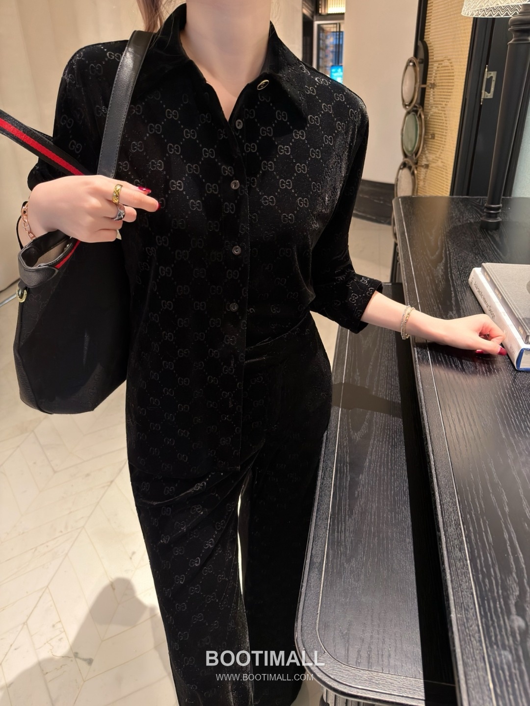 Gucci Velvet Set Suit Black 구찌 벨벳 세트 수트 블랙 23