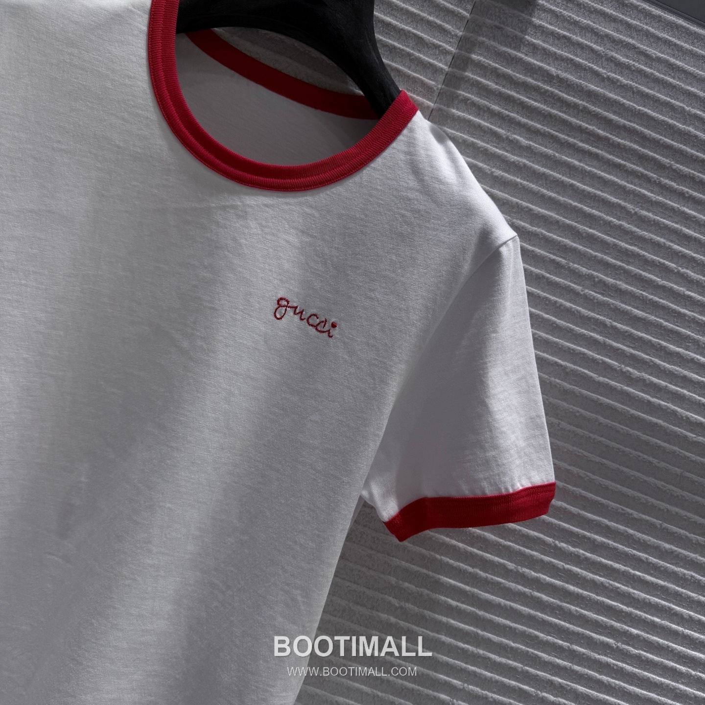 Gucci Color Block Short Sleeve T-Shirt Red White 구찌 컬러 블록 반팔 티셔츠 레드 화이트 3