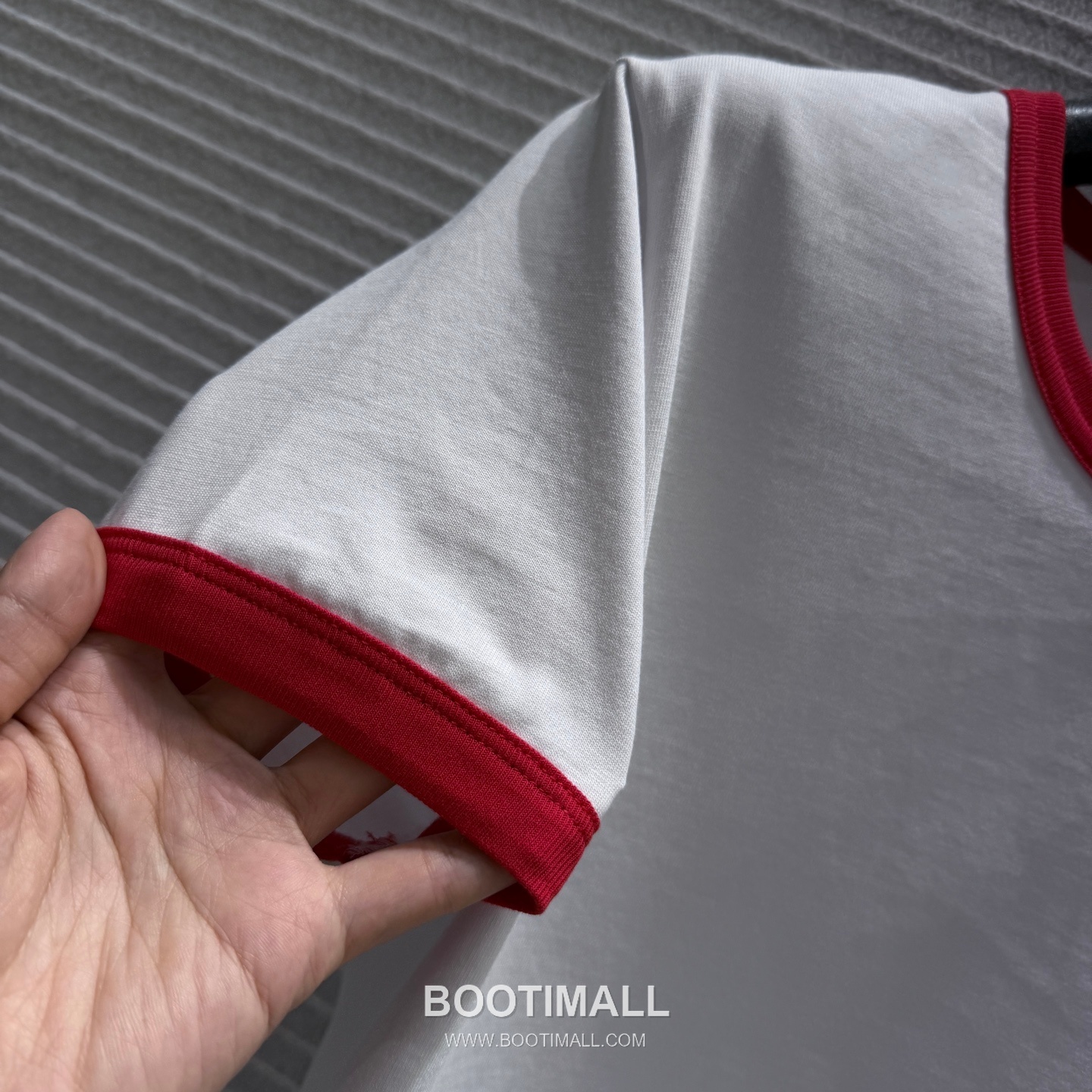 Gucci Color Block Short Sleeve T-Shirt Red White 구찌 컬러 블록 반팔 티셔츠 레드 화이트 6